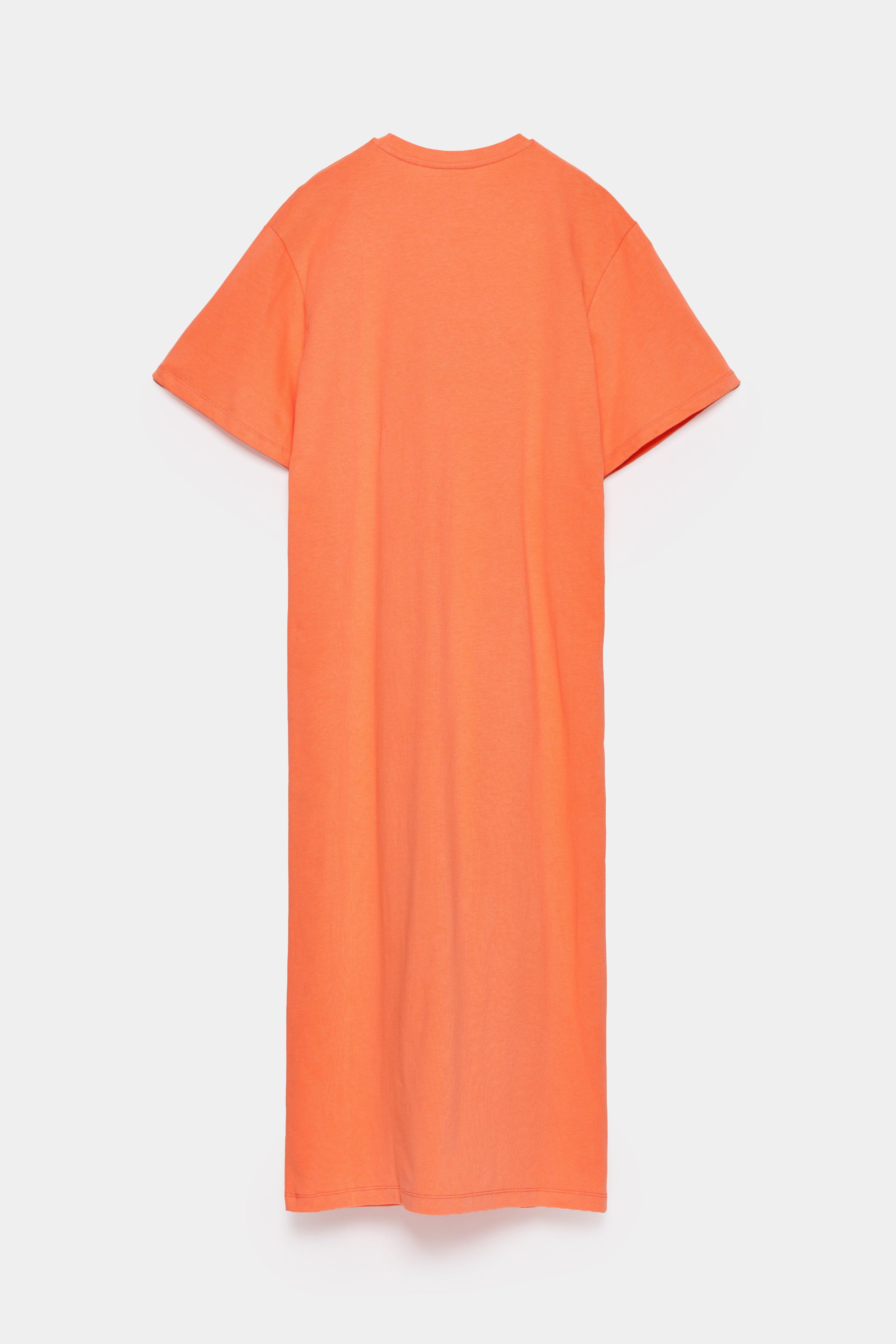 CKS - DEWEL - long dress - bright orange
