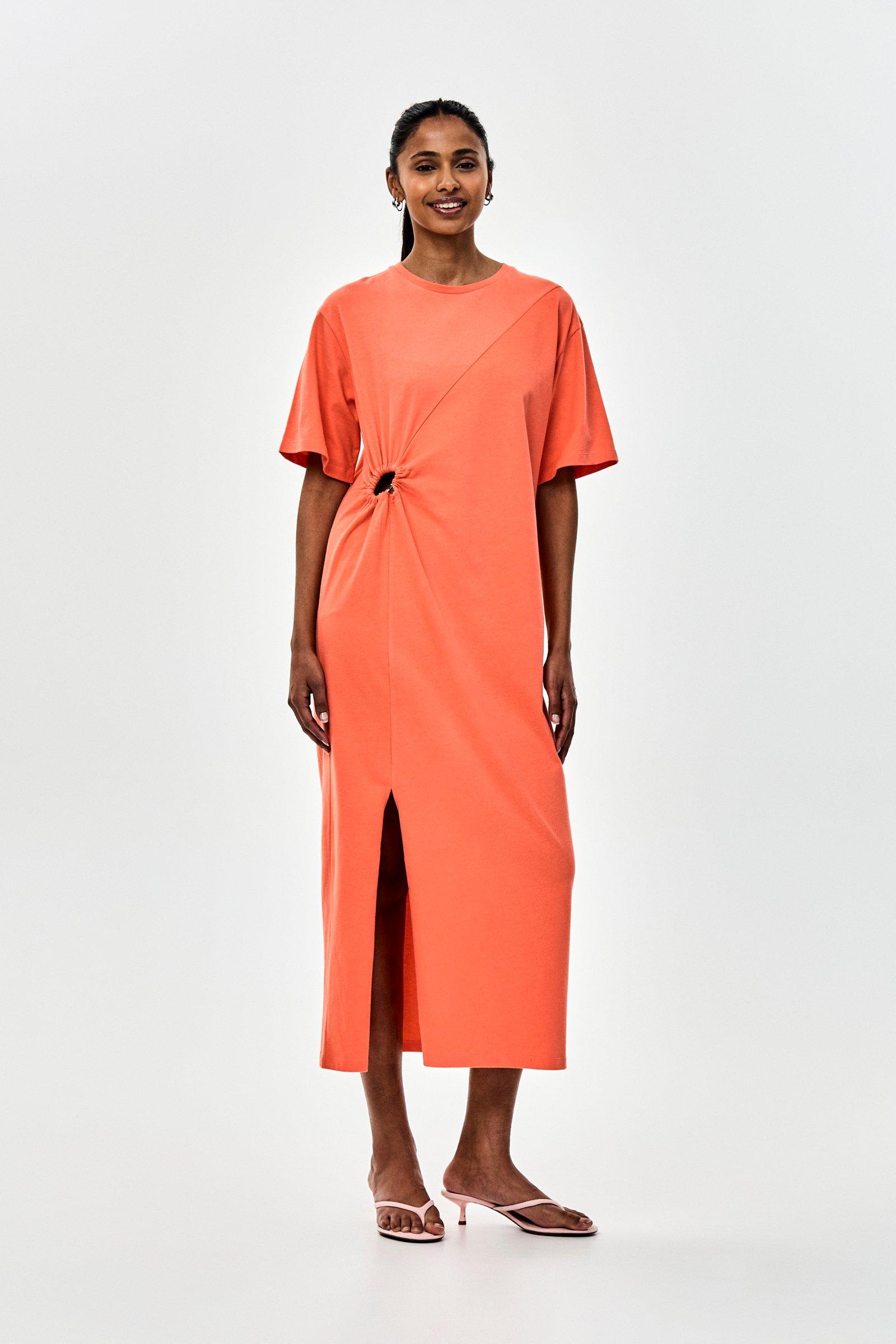 CKS - DEWEL - Langes Kleid - Hellorange