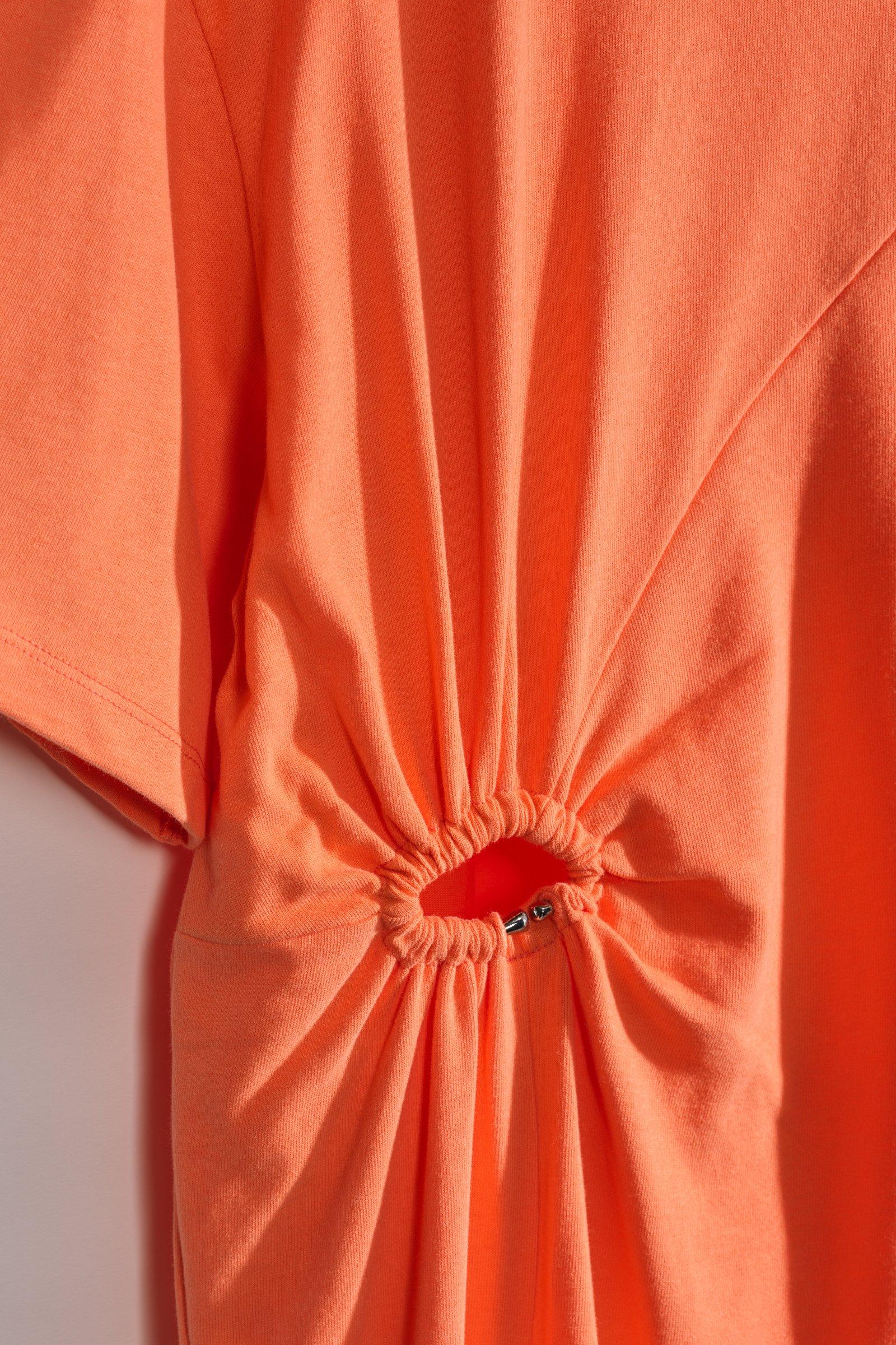 CKS - DEWEL - robe longue - orange vif