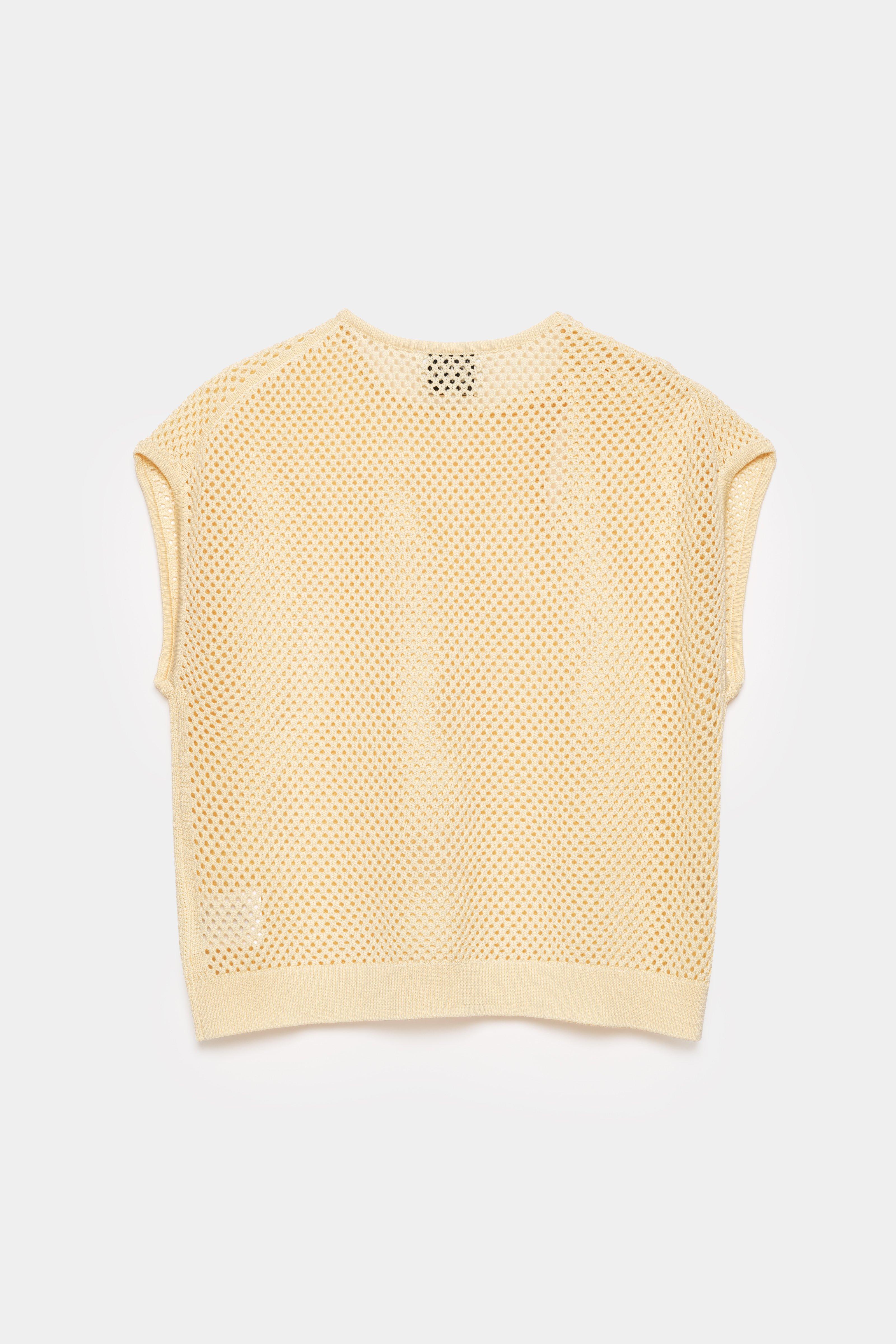 CKS - PUMMY - haut tricot&eacute; - beige clair