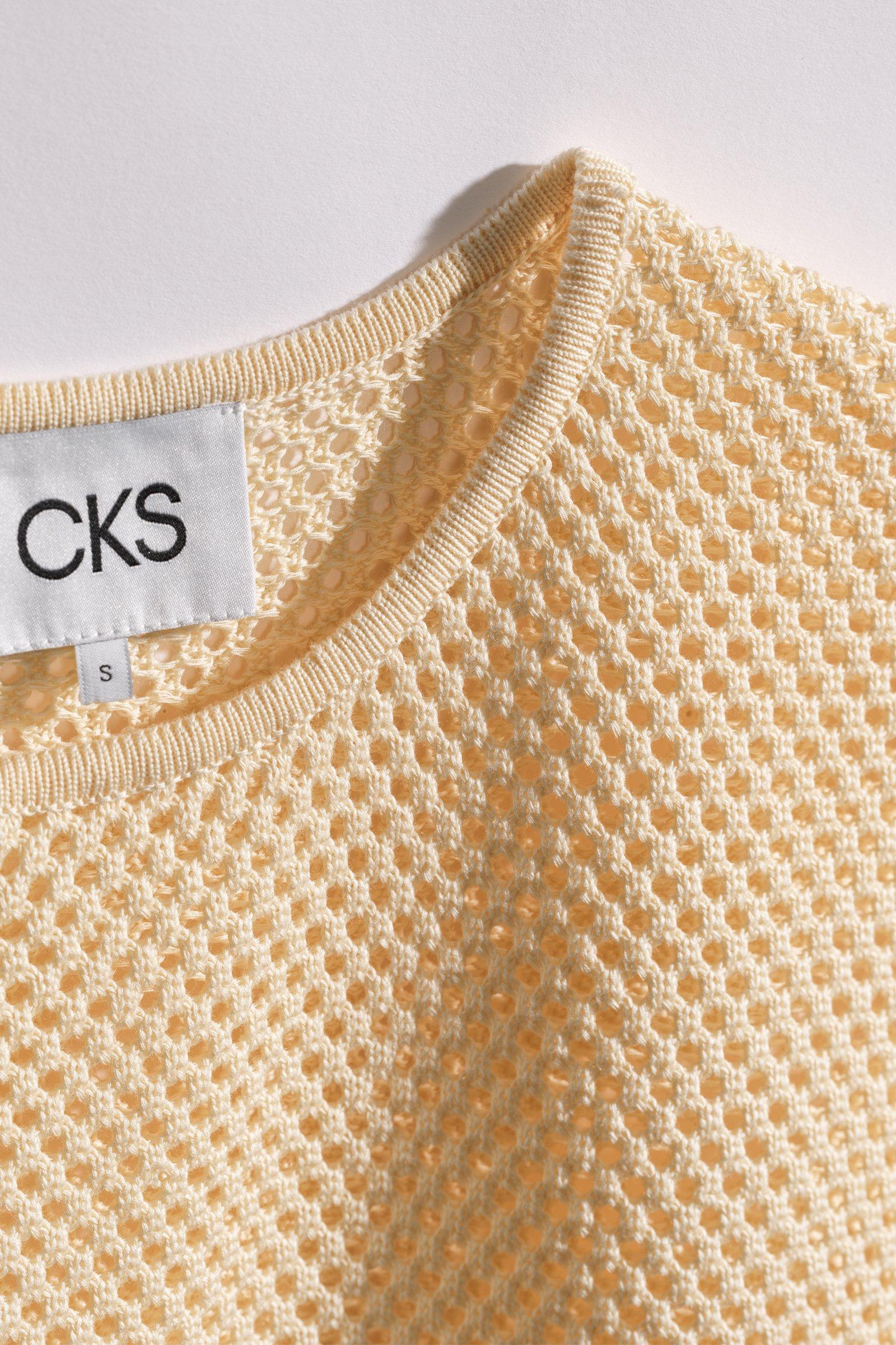 CKS - PUMMY - knitted top - light beige