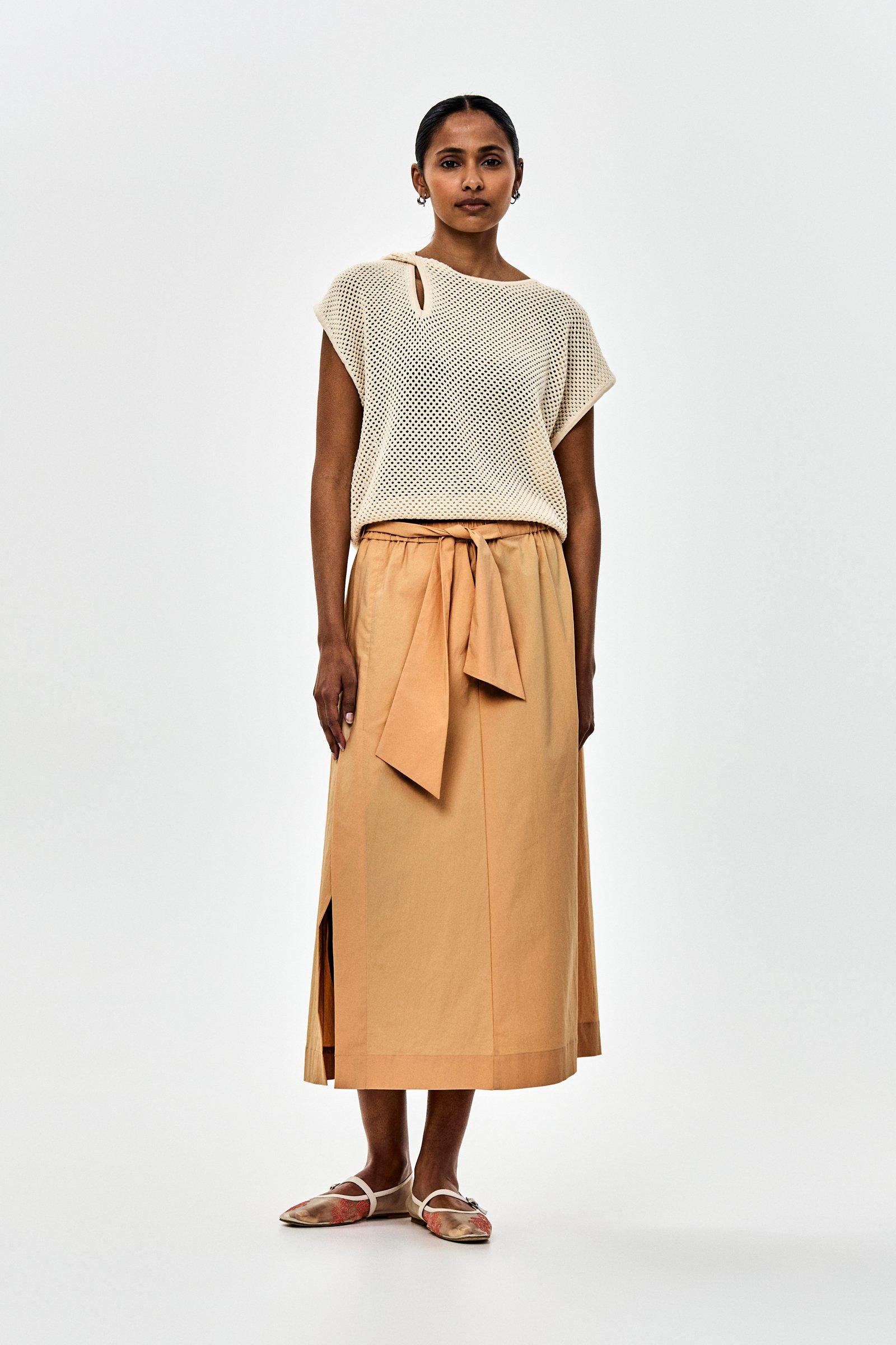 CKS - PUMMY - gebreide top - lichtbeige