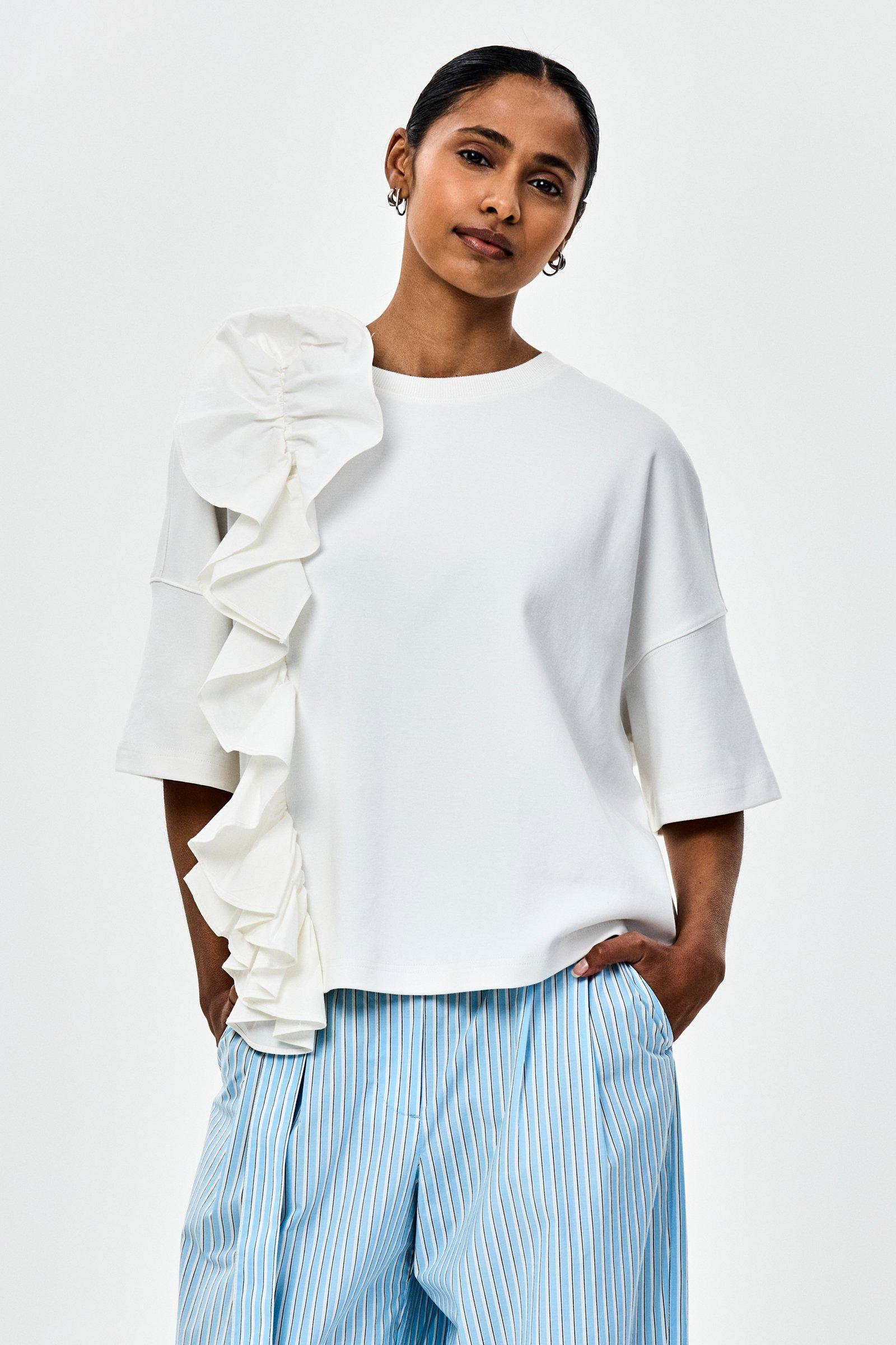 CKS - TUFFLE - t-shirt korte mouwen - wit