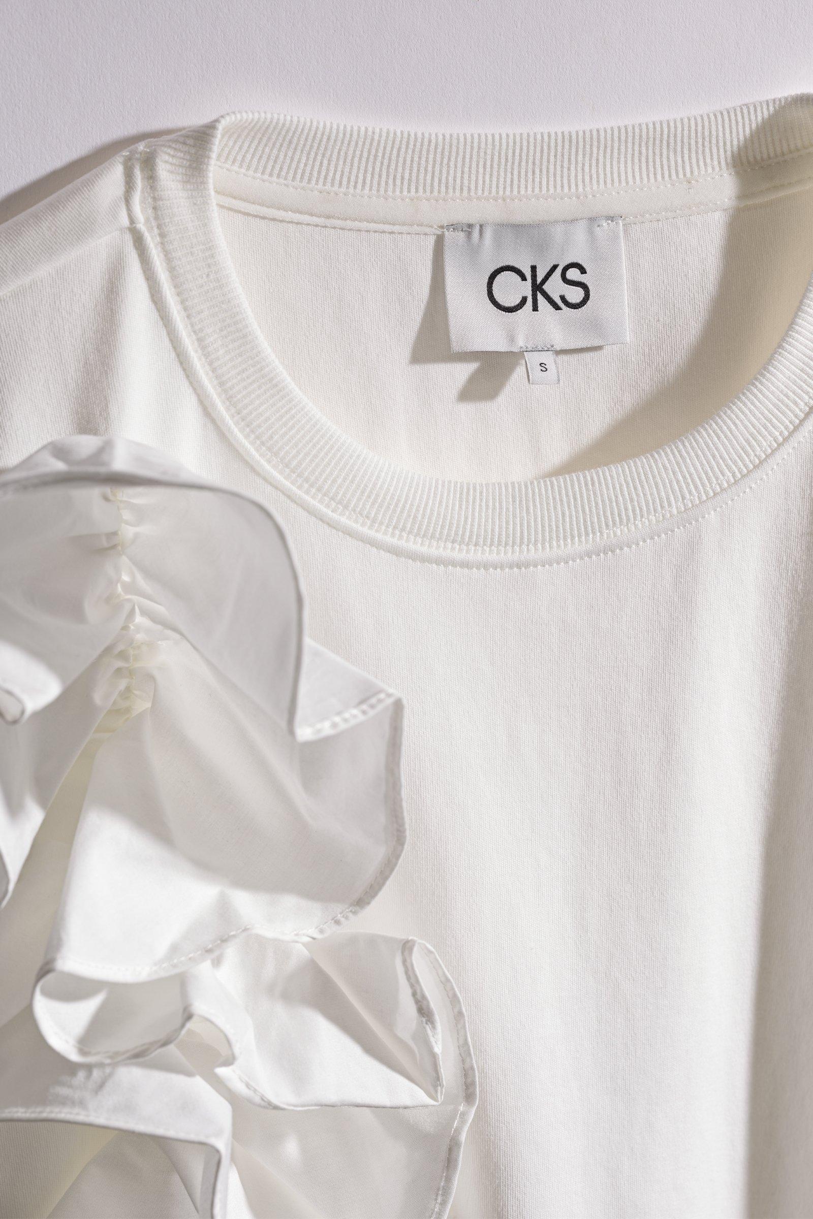 CKS - TUFFLE - t-shirt short sleeves - white