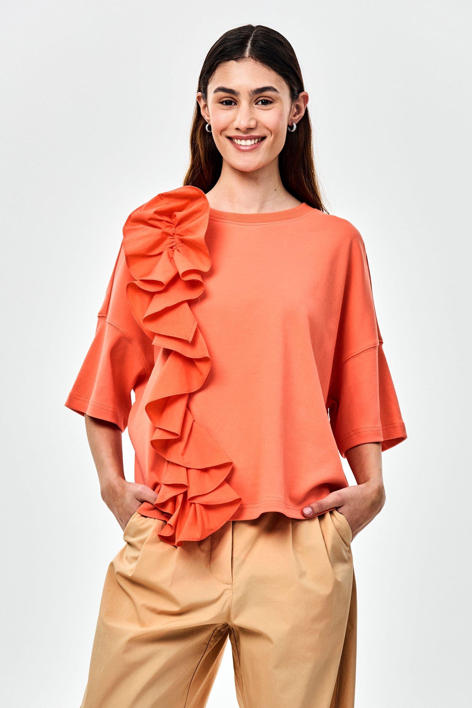 CKS - TUFFLE - t-shirt short sleeves - bright orange