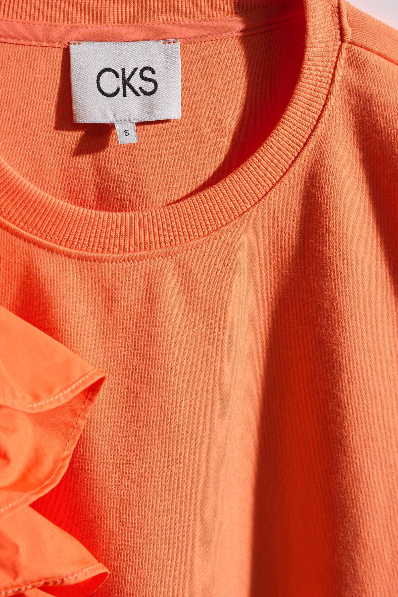 CKS - TUFFLE - t-shirt korte mouwen - intens oranje