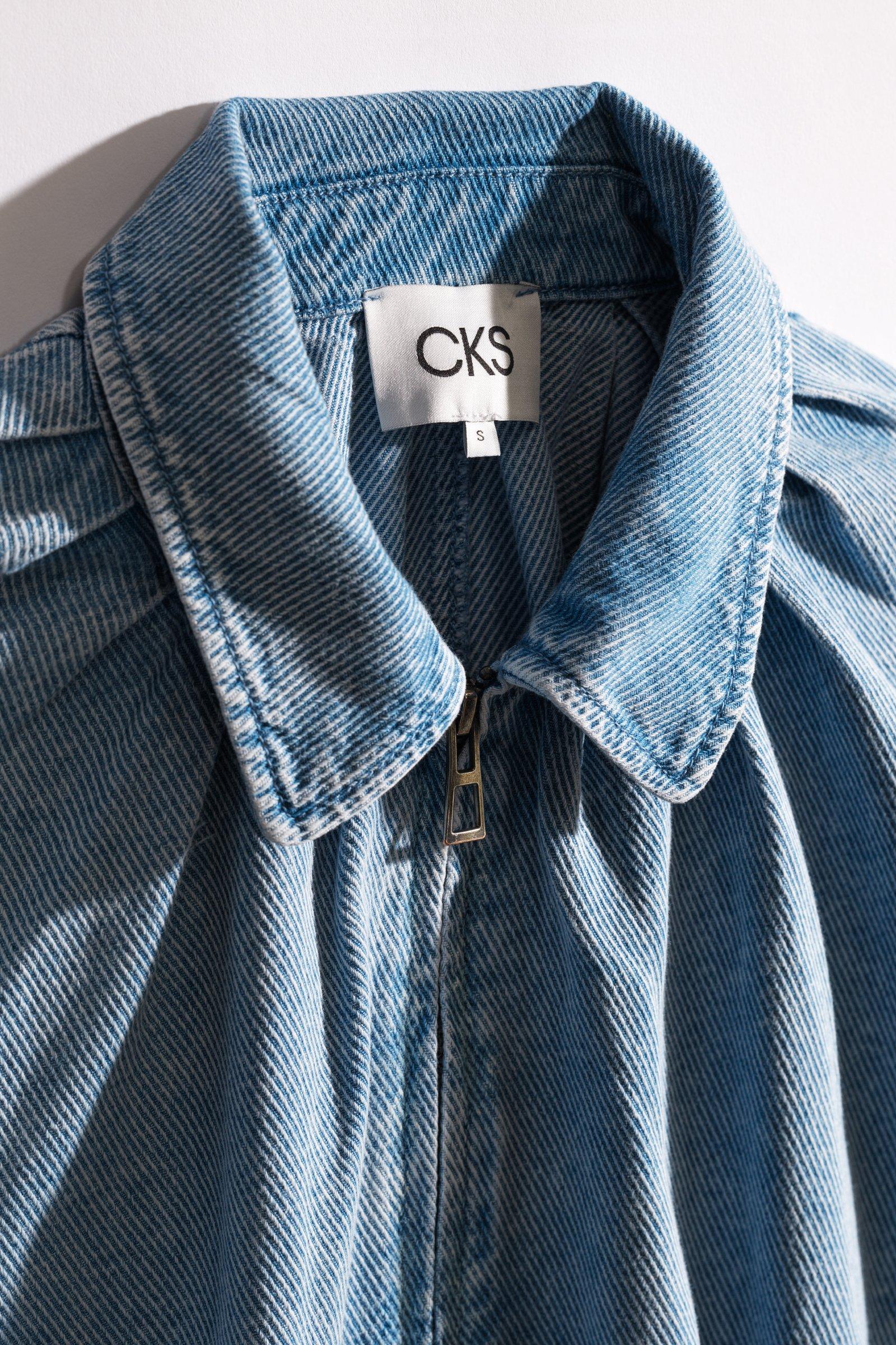 CKS - CHAMAI - short coat - light blue