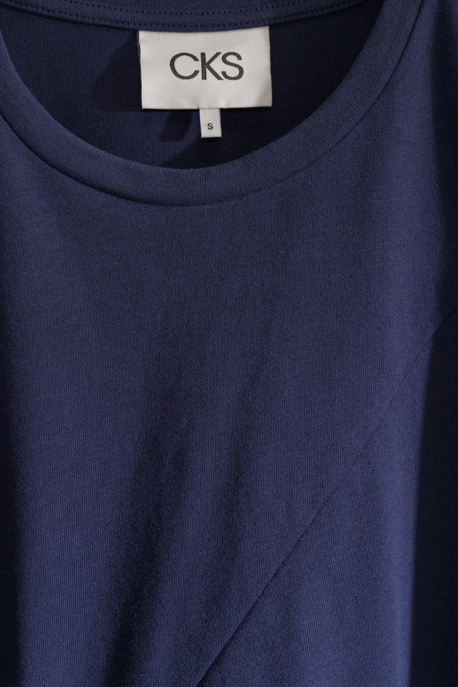 CKS - DEWEL - robe longue - bleu fonc&eacute;