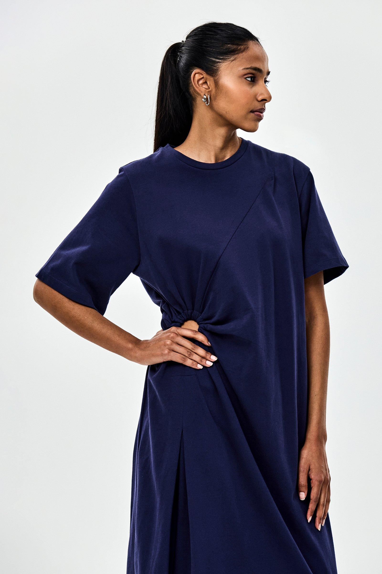 CKS - DEWEL - Langes Kleid - Dunkelblau