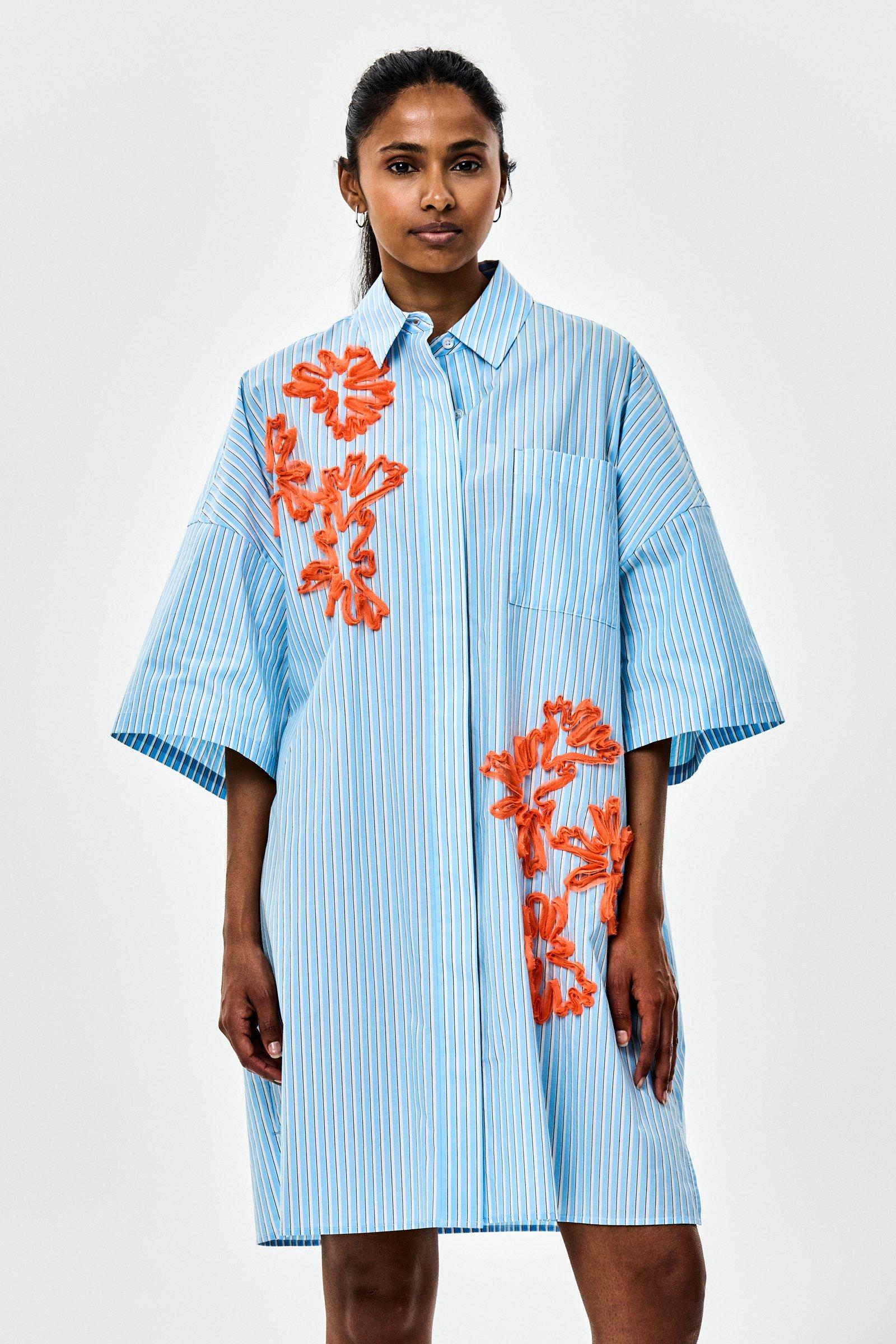 CKS - DIMPLY - Kurzes Kleid - Hellblau