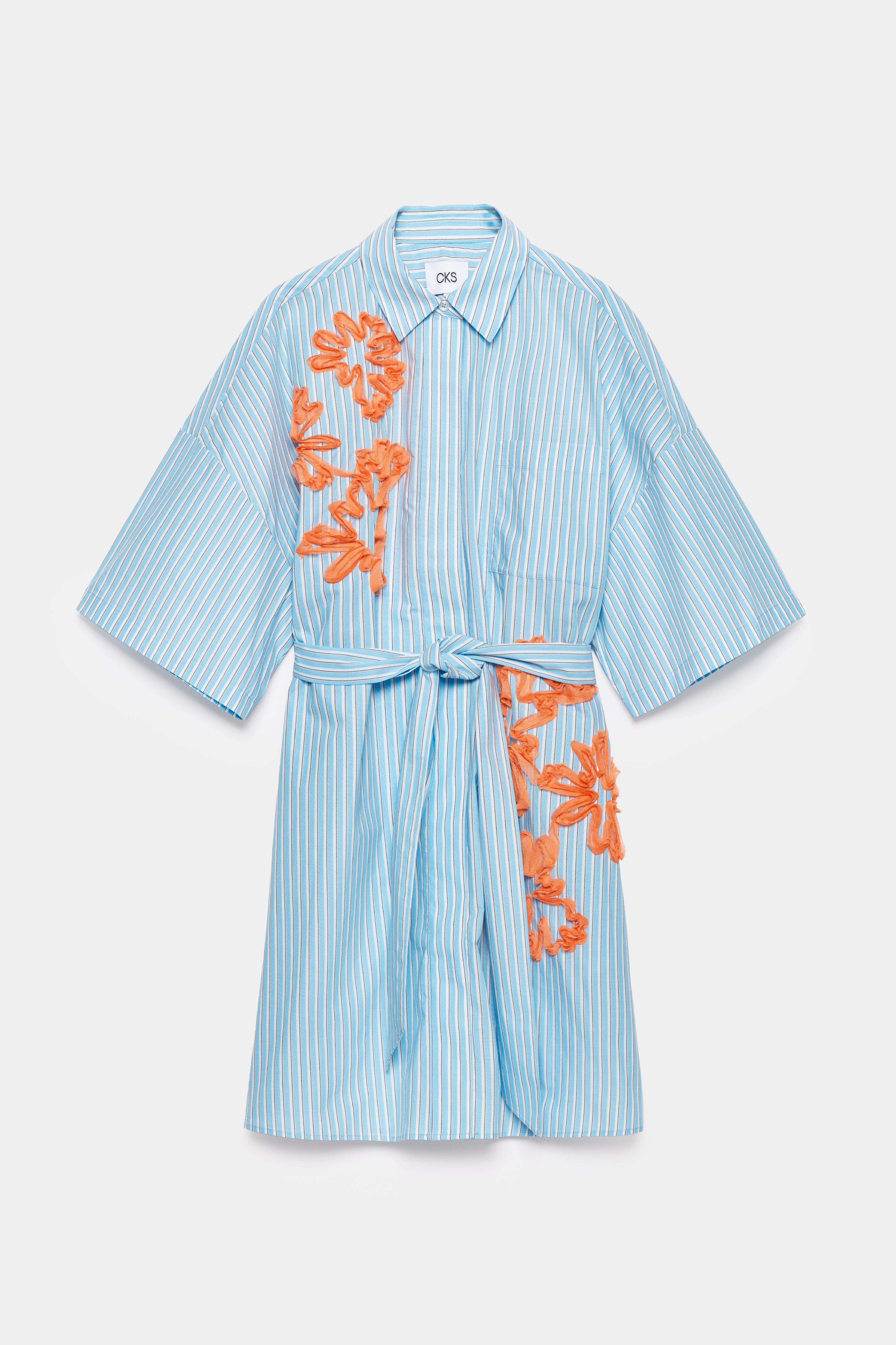 CKS - DIMPLY - robe courte - bleu clair