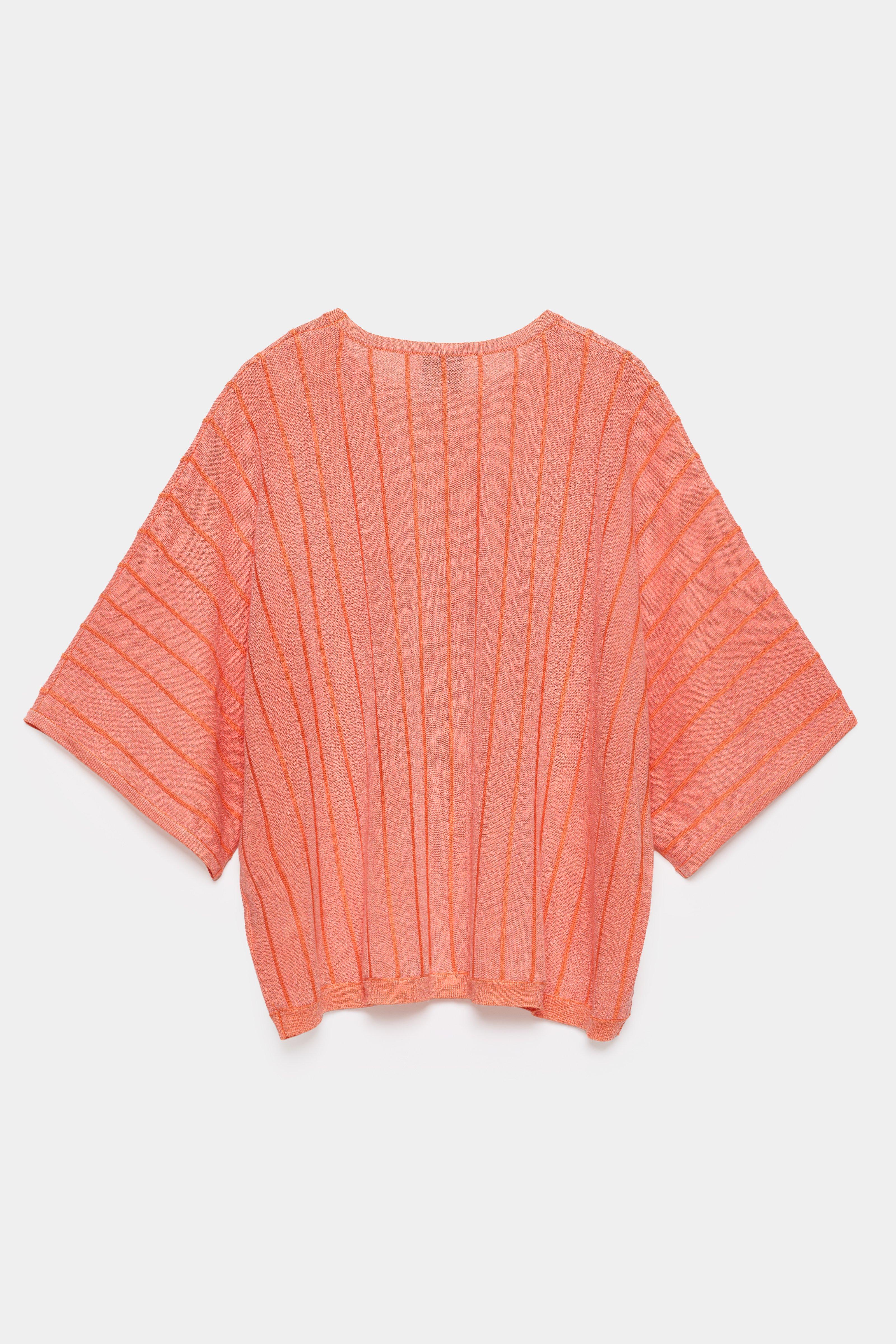 CKS - POMATO - blouse short sleeves - bright orange