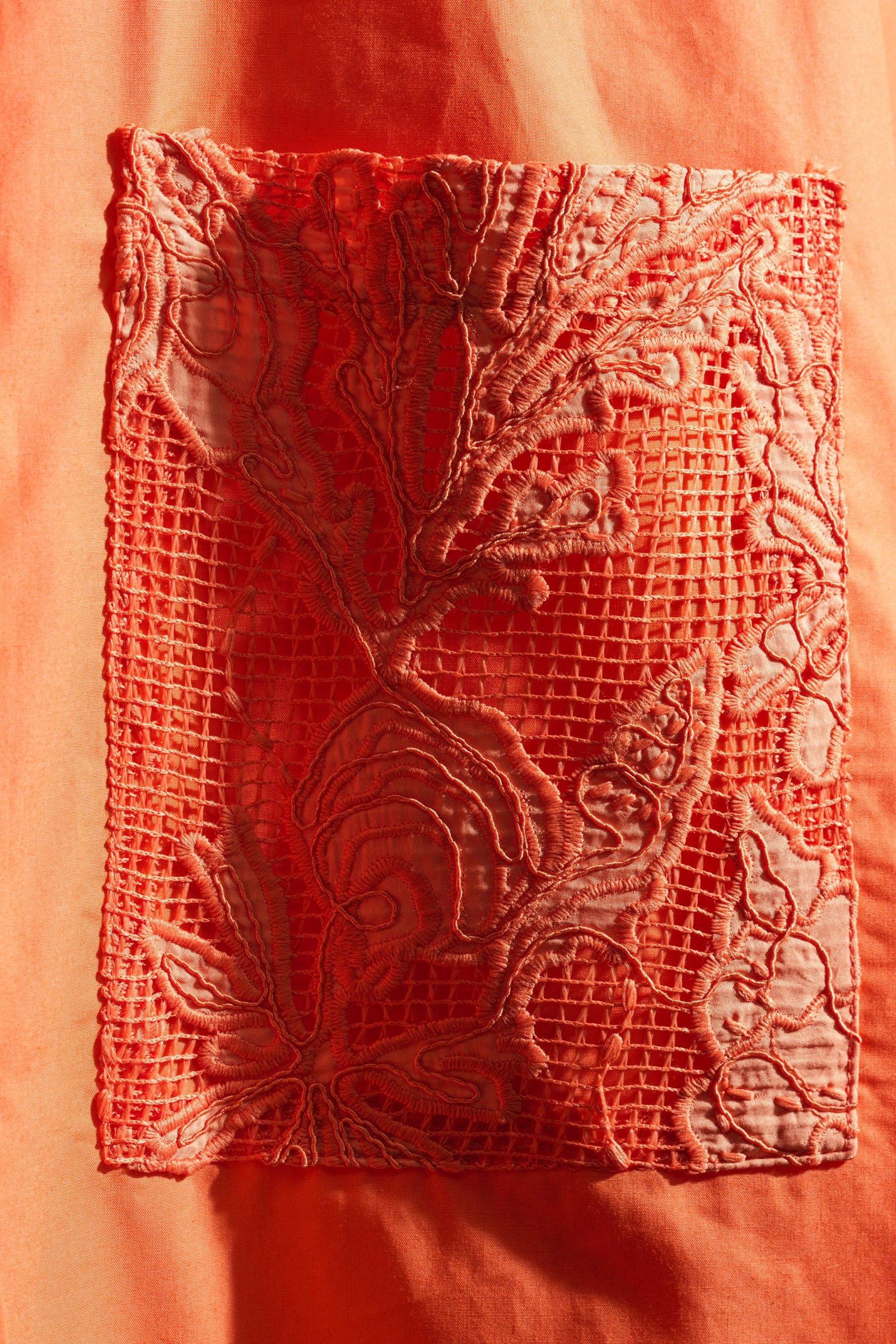 CKS - SIMPLA - blouse short sleeves - bright orange