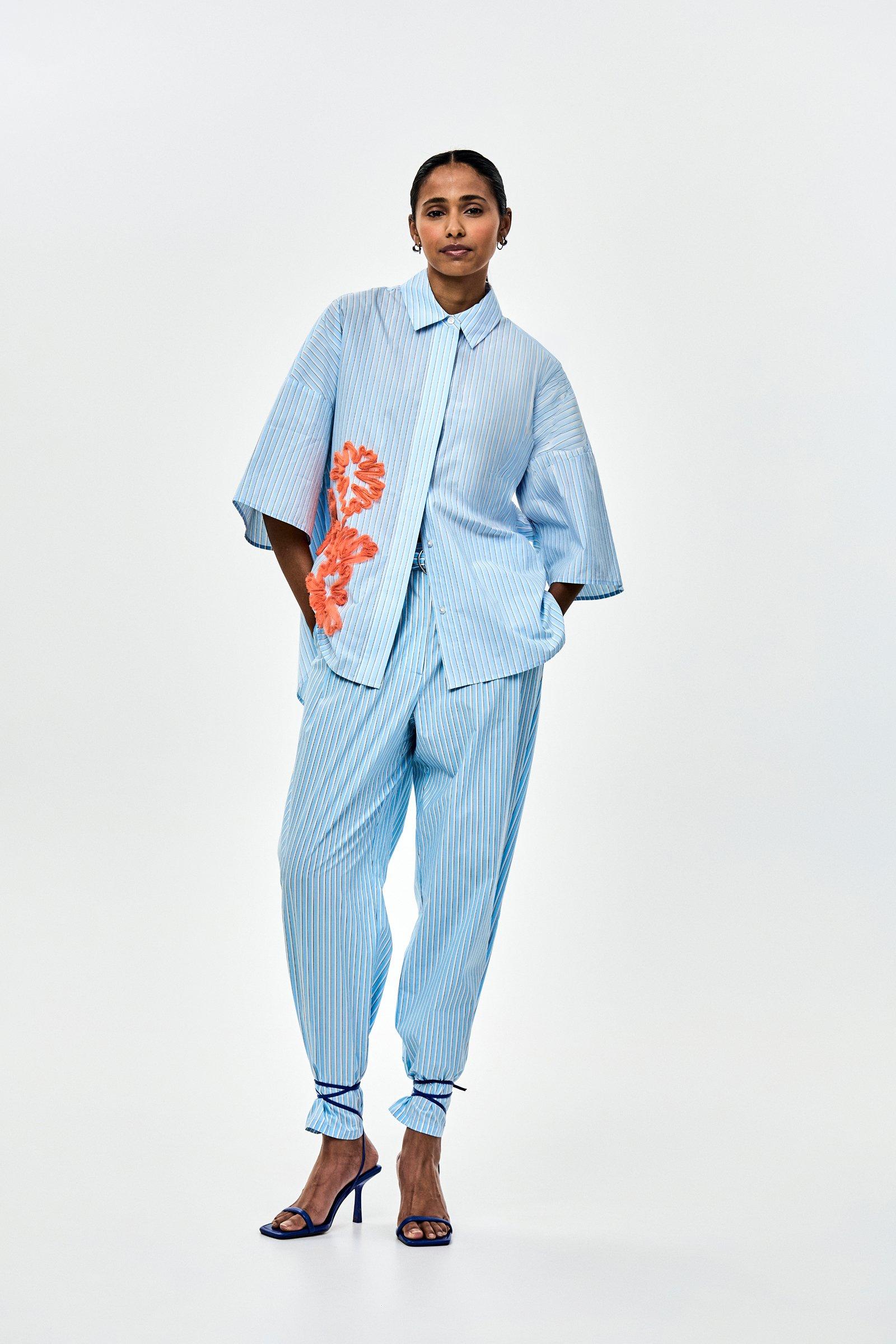 CKS - THELMA - Lange Hose - Hellblau