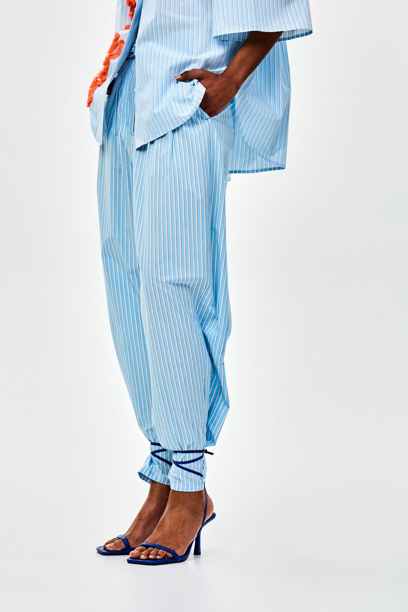 CKS - THELMA - pantalon long - bleu clair