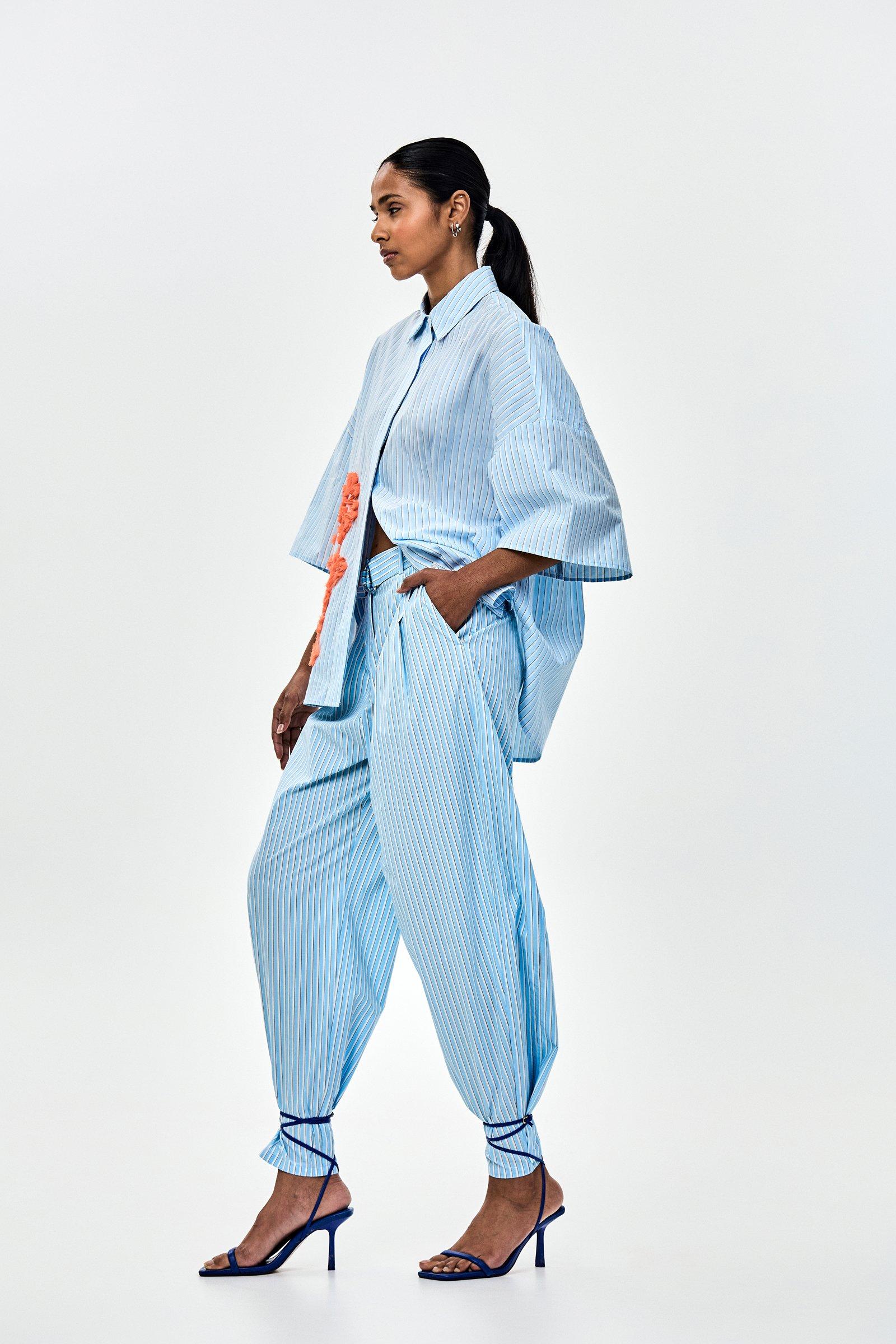 CKS - THELMA - Lange Hose - Hellblau