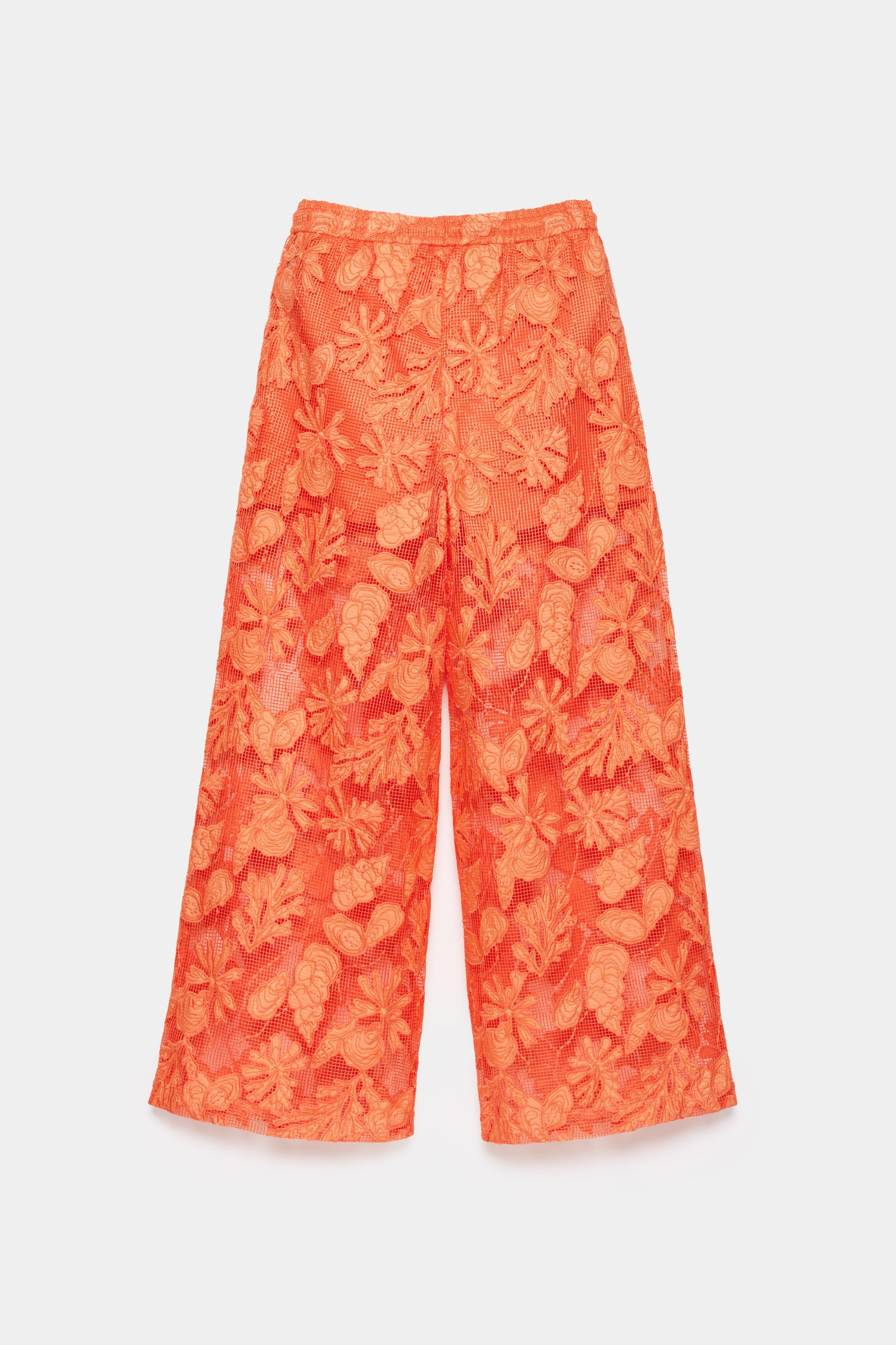 CKS - TOBYWIDE - pantalon long - orange vif