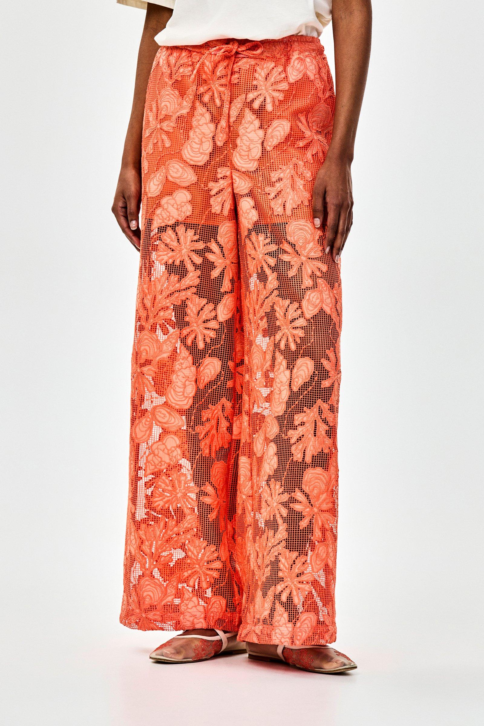 CKS - TOBYWIDE - long trouser - bright orange