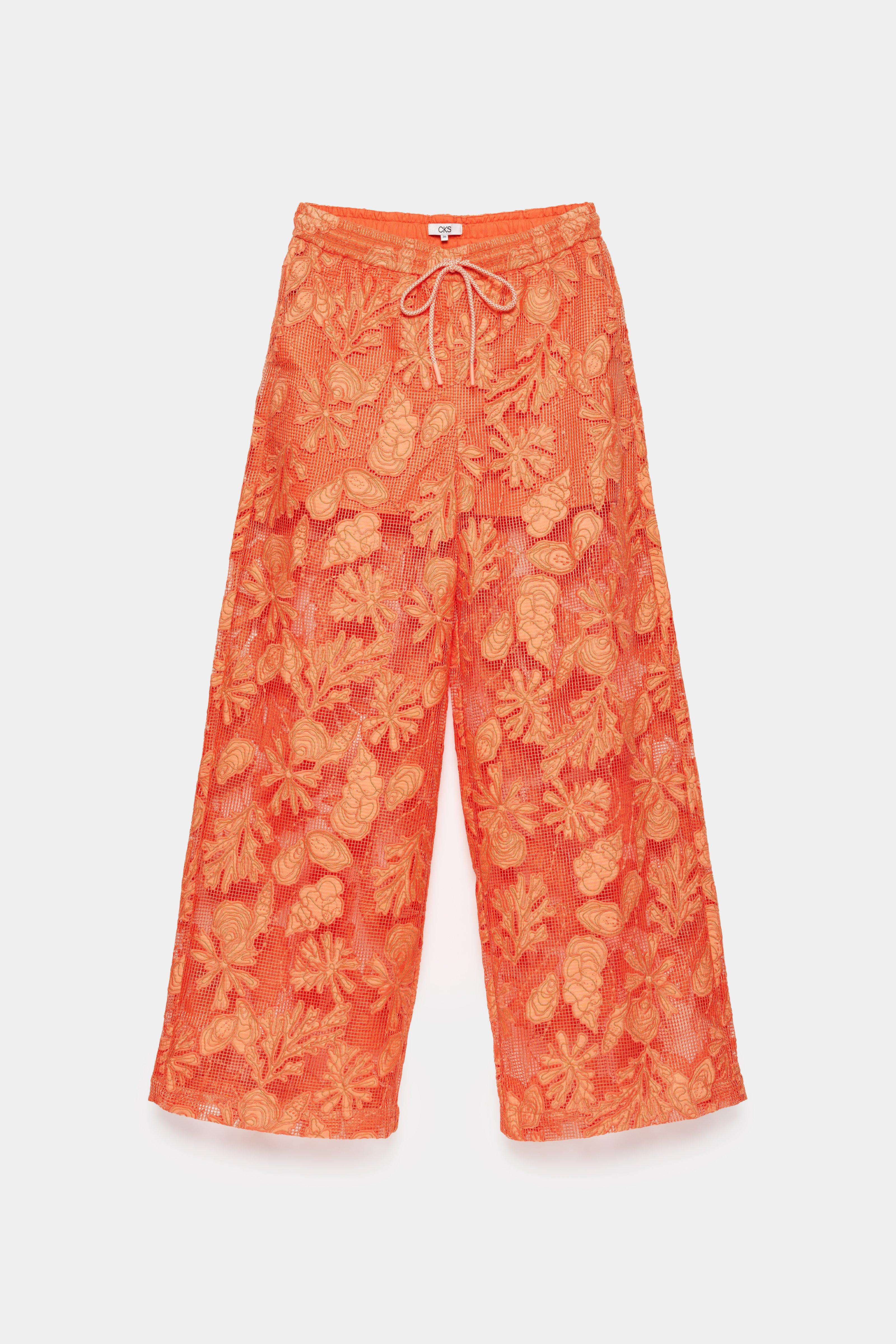 CKS - TOBYWIDE - Lange Hose - Hellorange