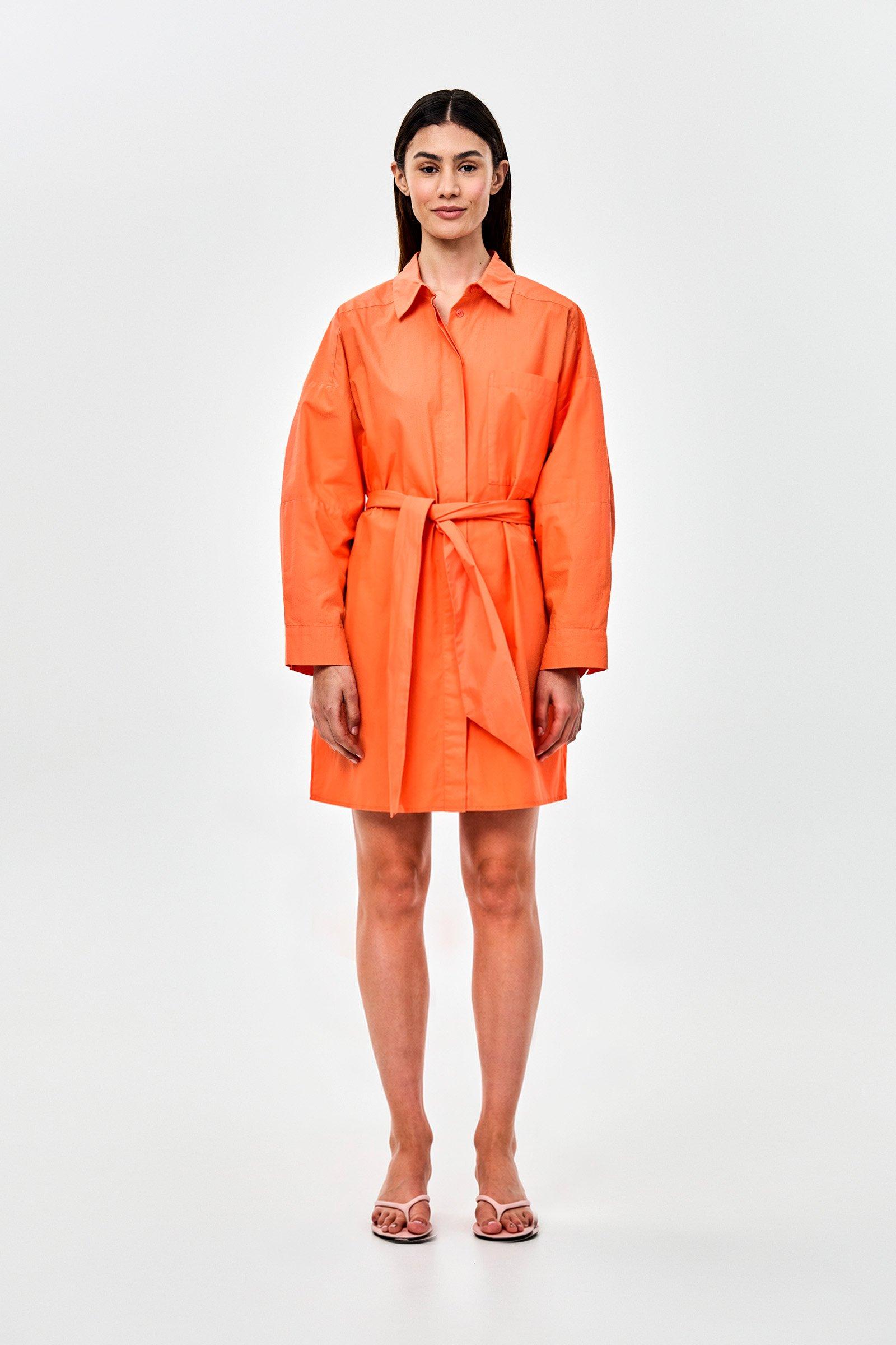 CKS - DALI - robe courte - orange vif