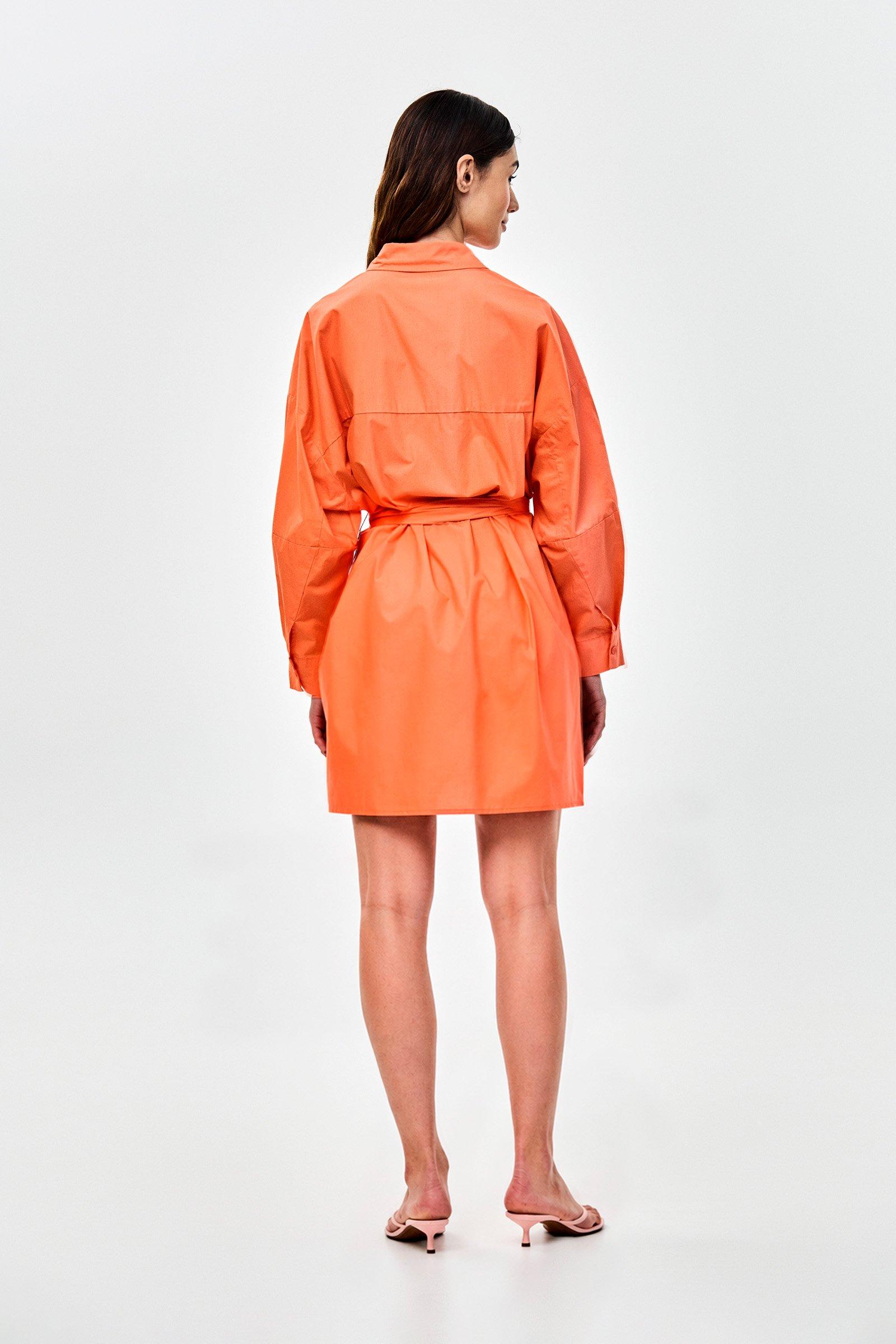 CKS - DALI - Kurzes Kleid - Hellorange