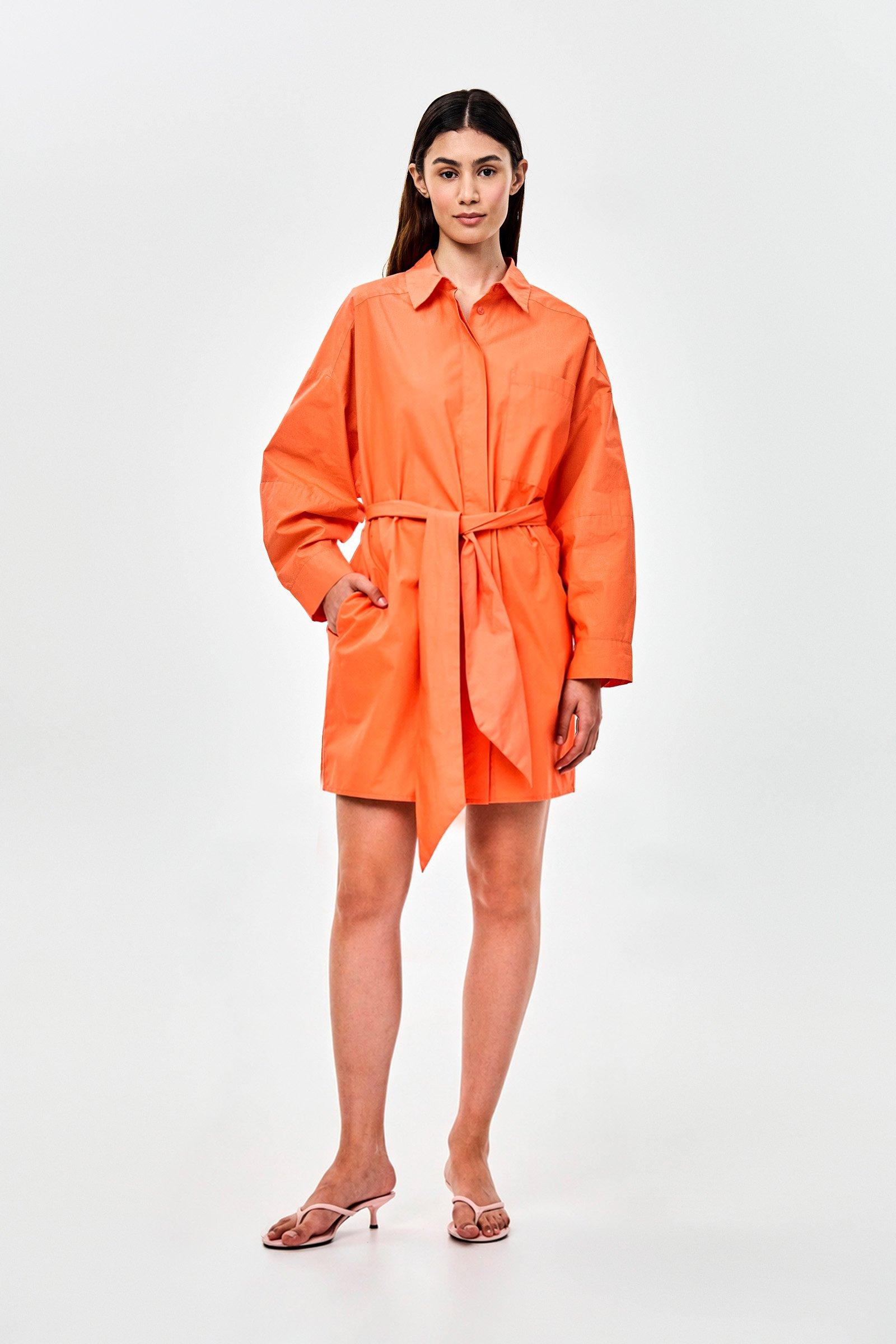 CKS - DALI - Kurzes Kleid - Hellorange