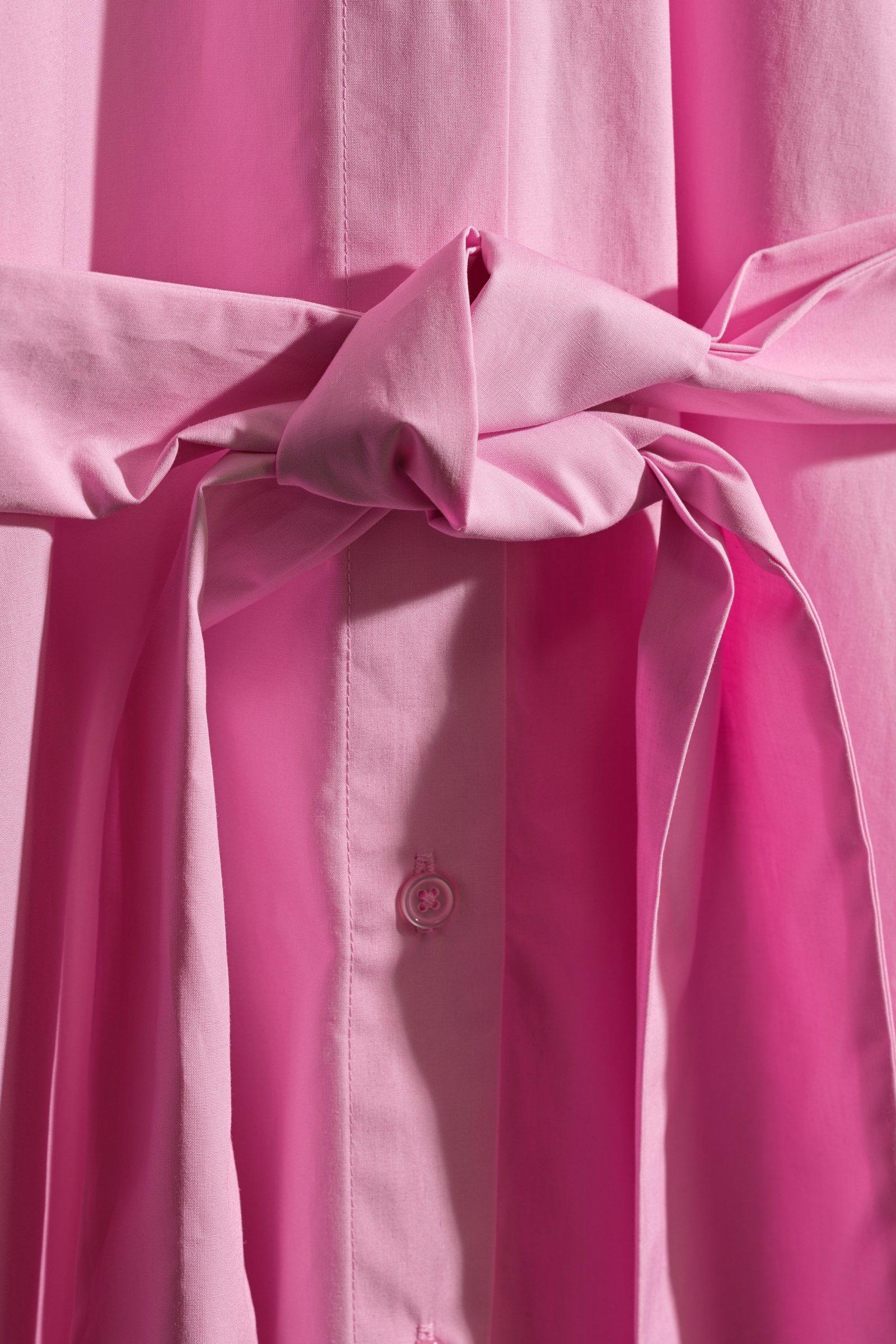 CKS - DORY - robe midi - rose clair