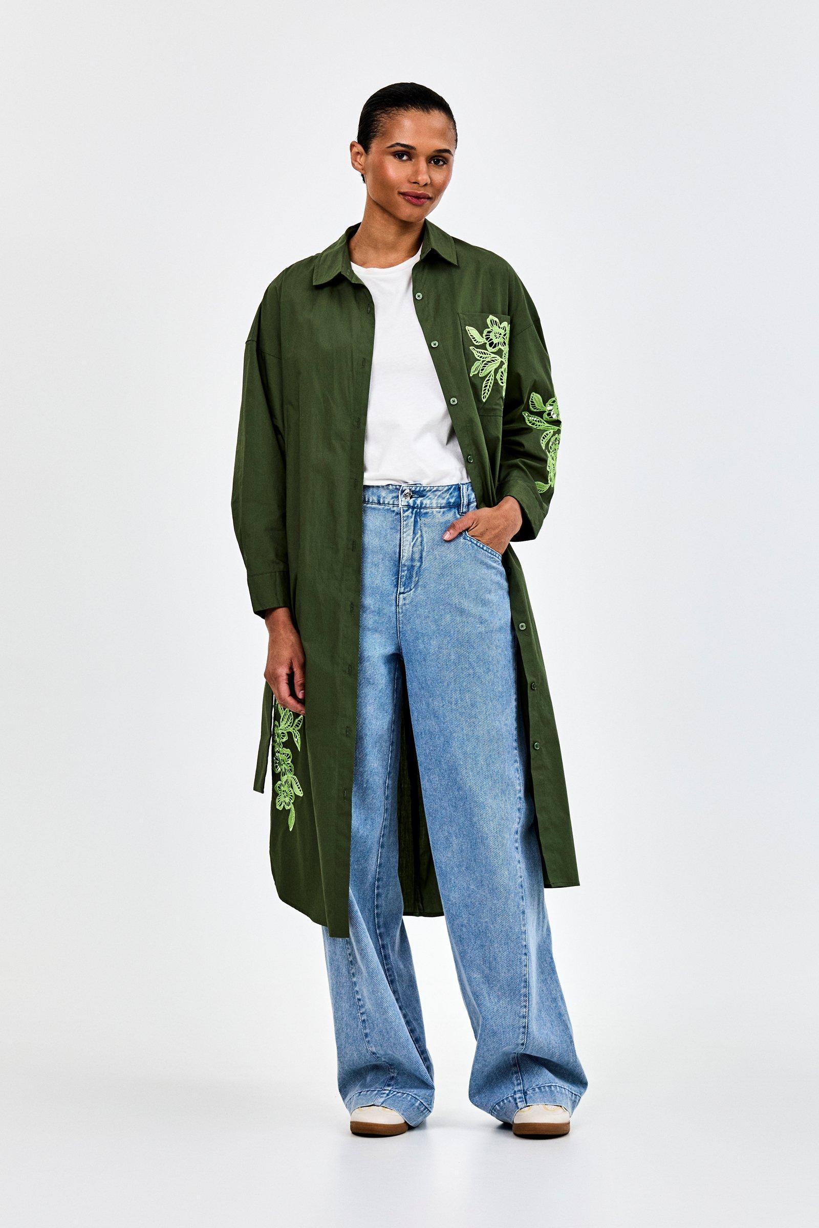 CKS - DANTO - long dress - dark green