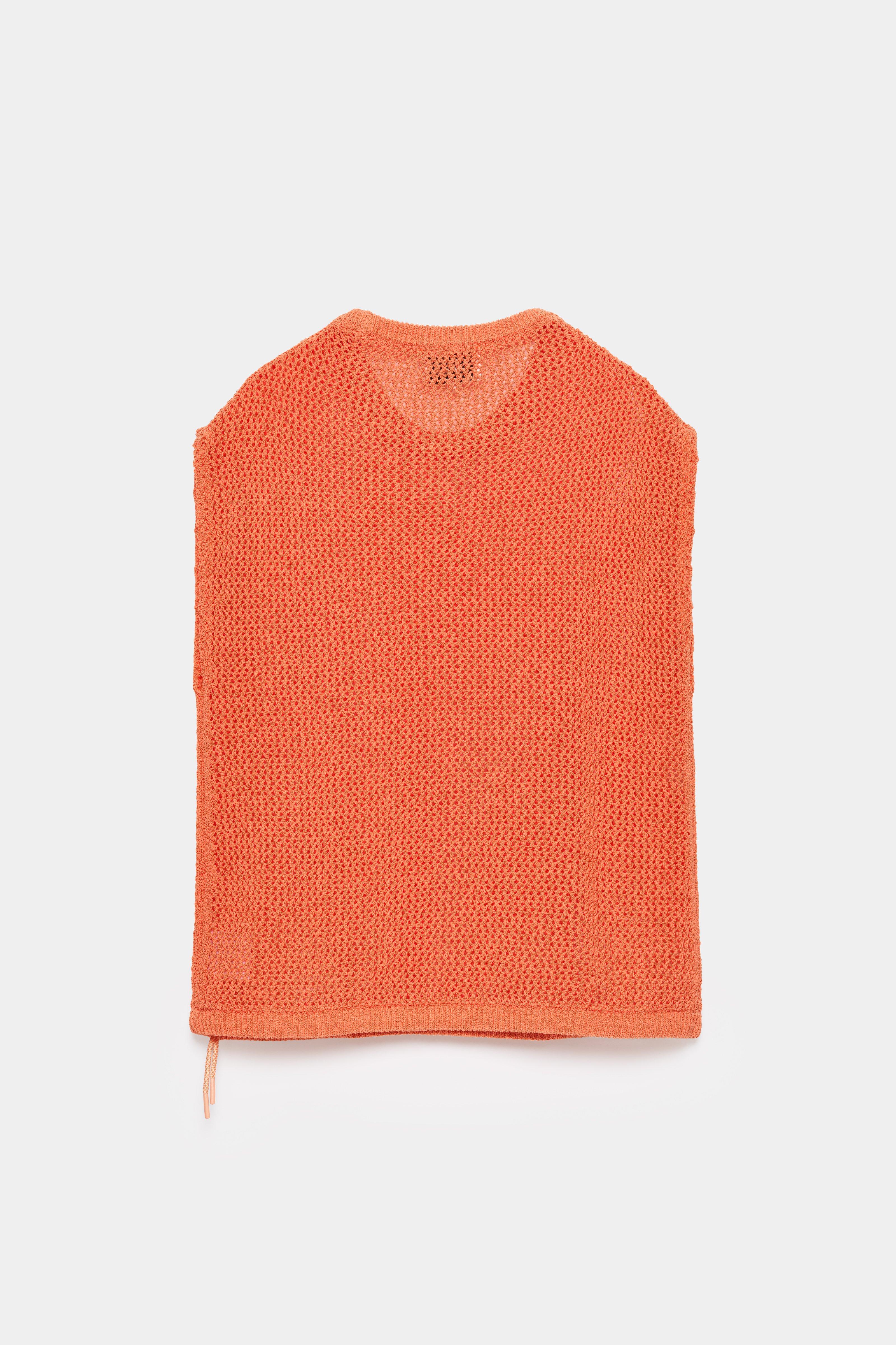 CKS - PINNY - gebreide top - intens oranje