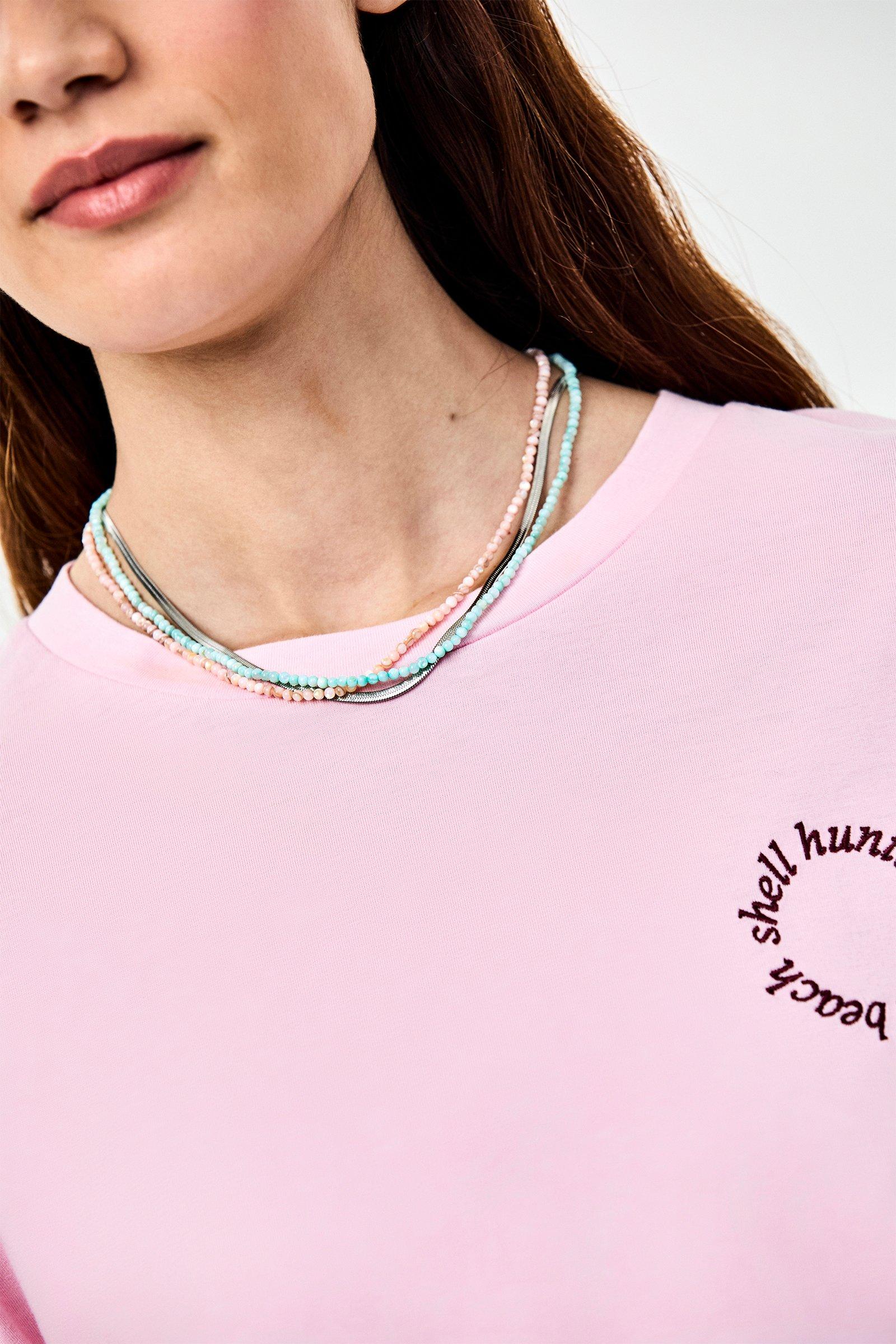 CKS - SARIA - t-shirt &agrave; manches courtes - rose clair