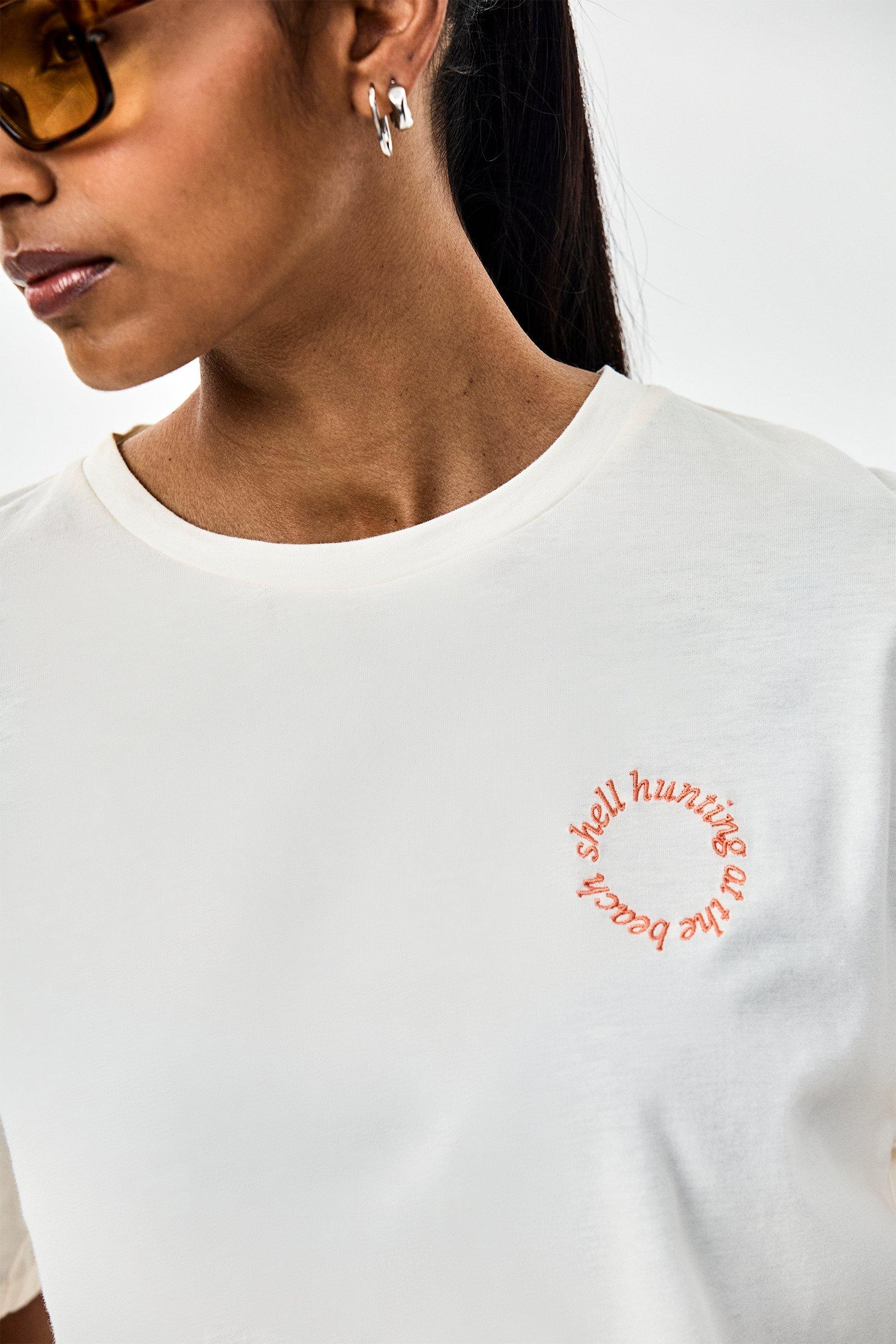 CKS - SARIA - t-shirt korte mouwen - white dark