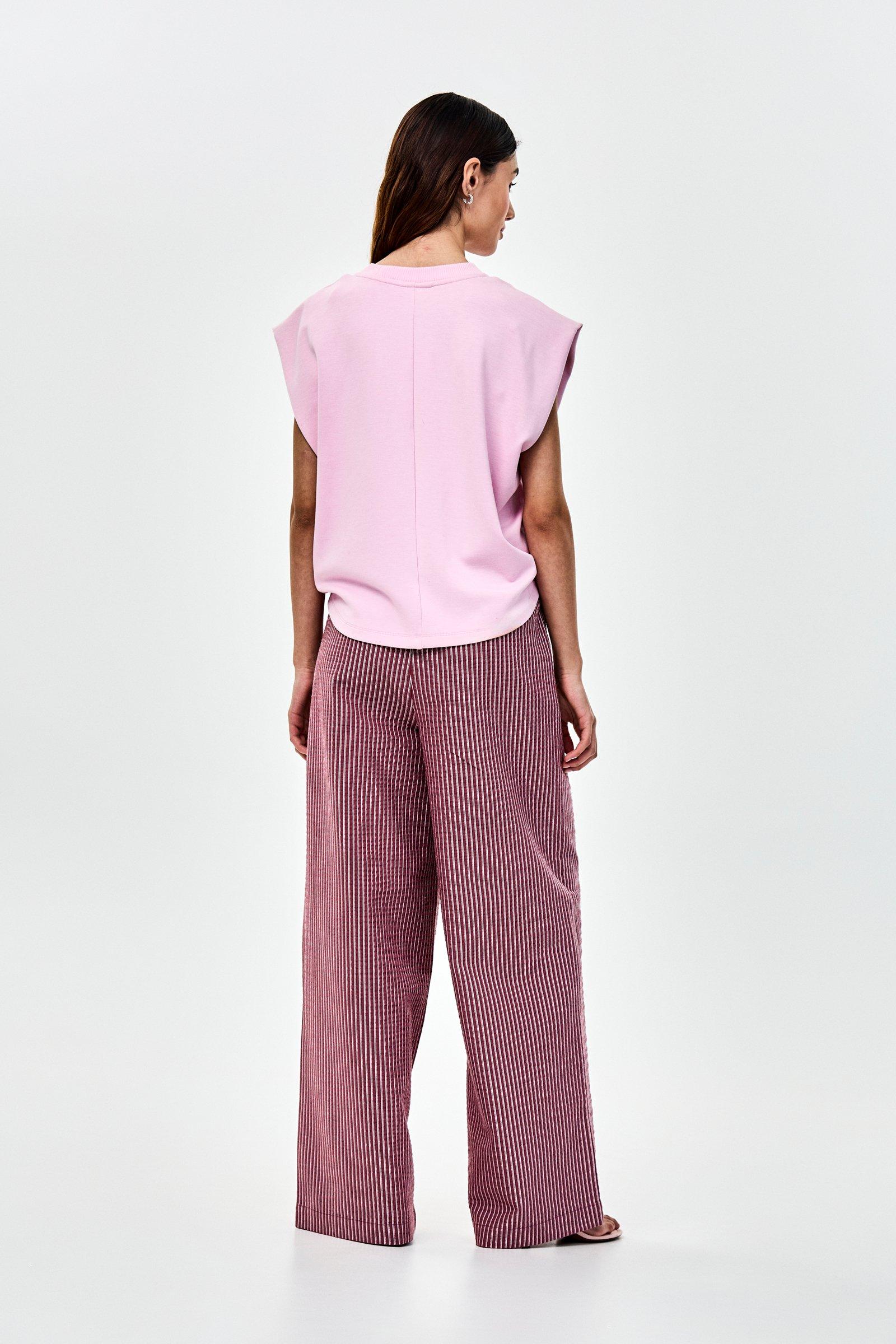 CKS - TOBYWIDE - lange broek - paars