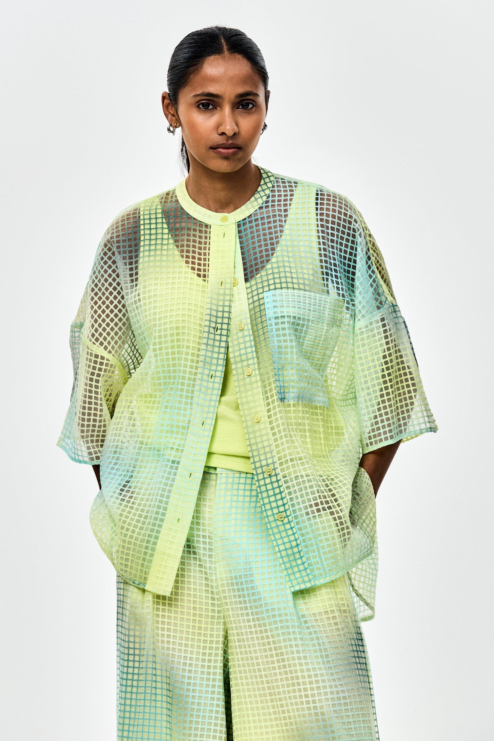 CKS - SIMPLUSO - blouse short sleeves - yellow