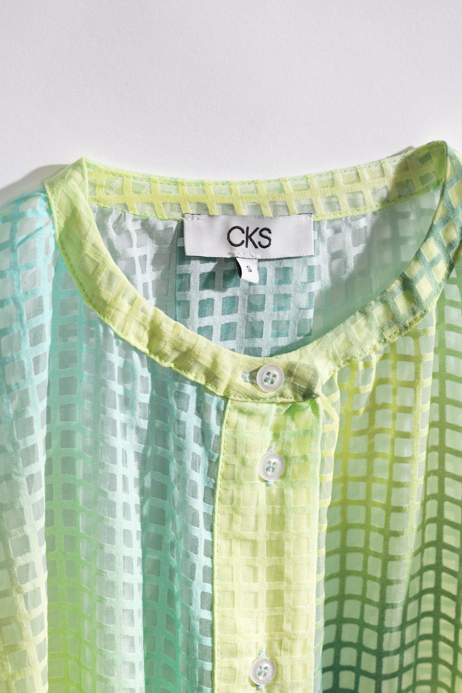 CKS - SIMPLUSO - Bluse Kurze &Auml;rmel - Gelb