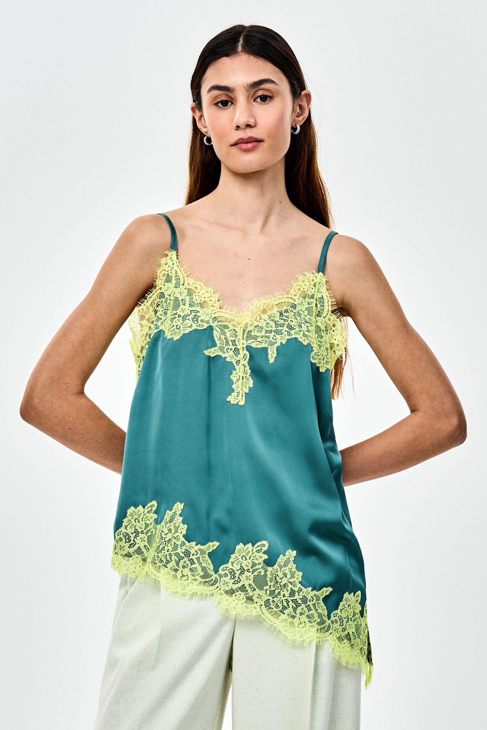 CKS - SLACY - mouwloze top - khaki