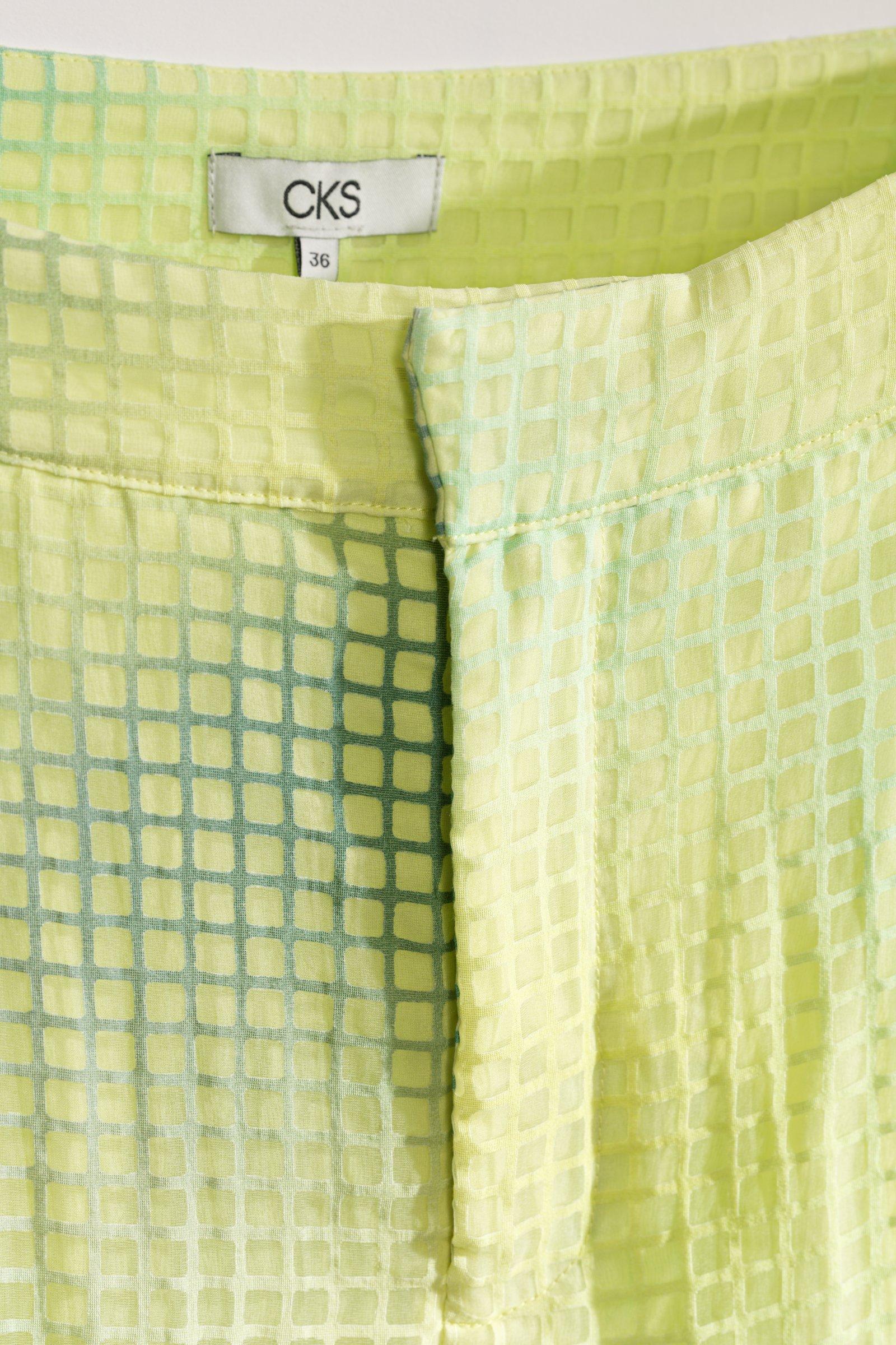 CKS - THEOWIDE - lange broek - geel