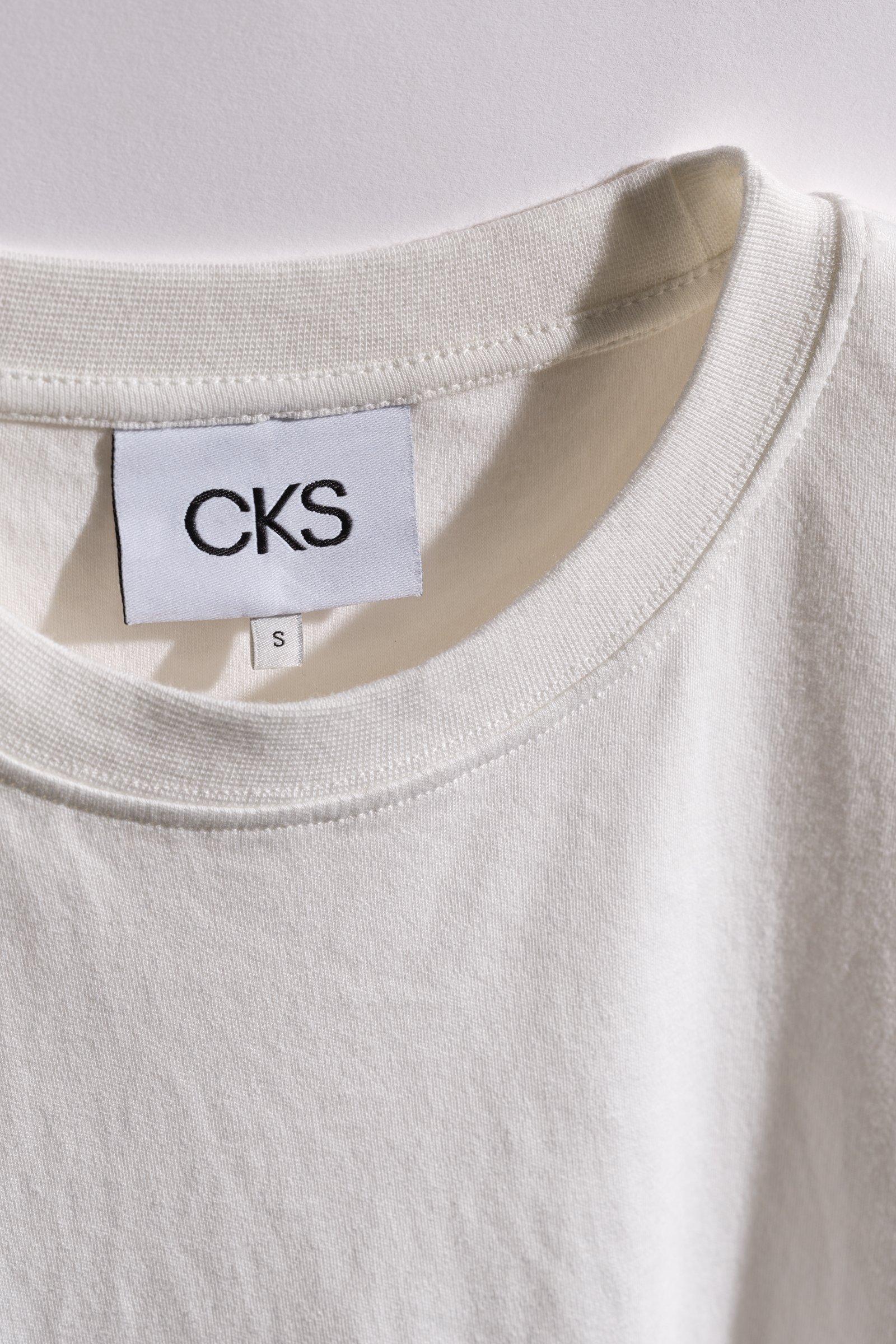CKS - TIPO - t-shirt short sleeves - white dark