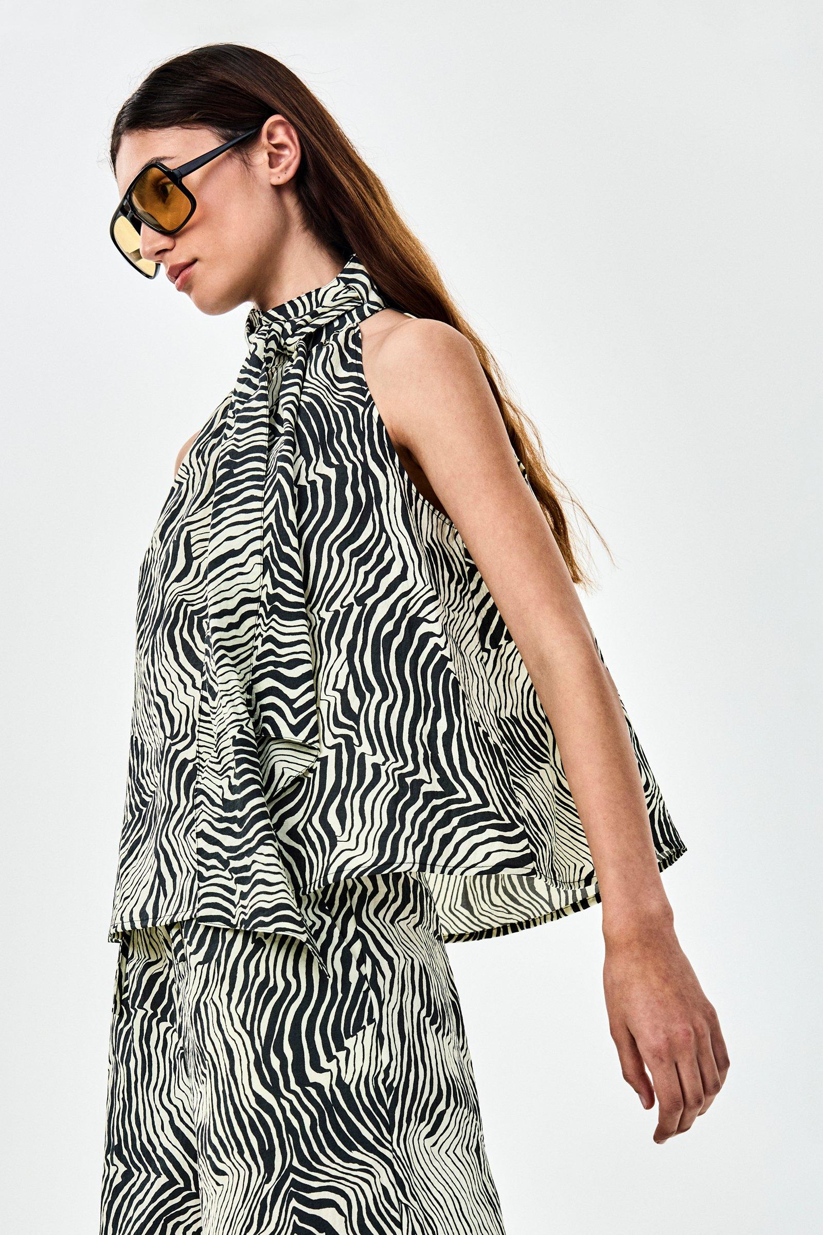 CKS - SALTER - sleeveless top - dark grey