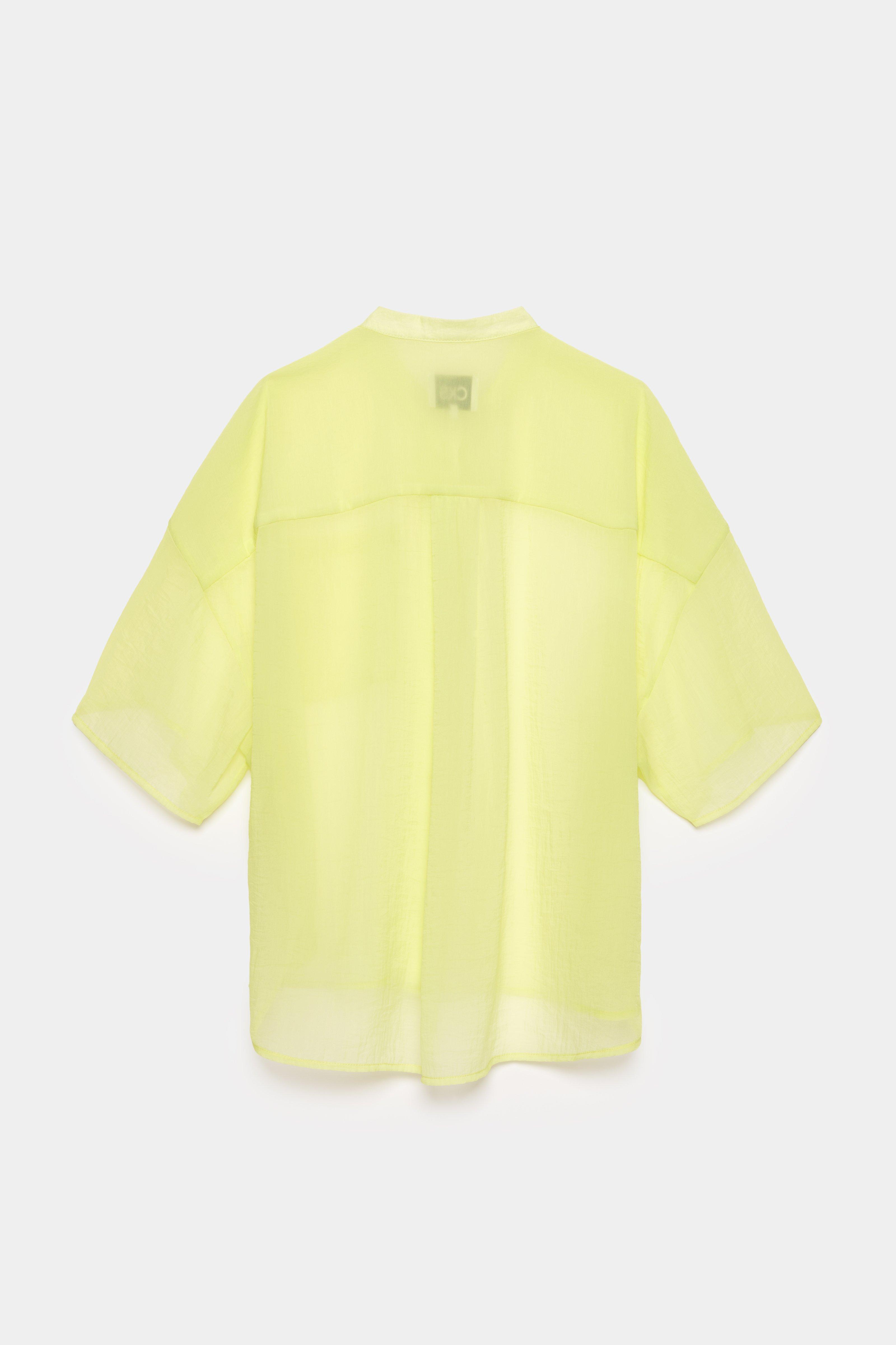 CKS - SIMPLUS - blouse short sleeves - bright yellow