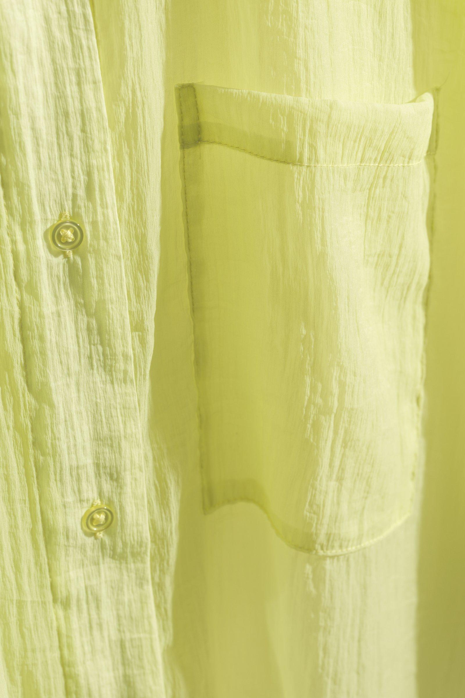 CKS - SIMPLUS - blouse korte mouwen - felgeel