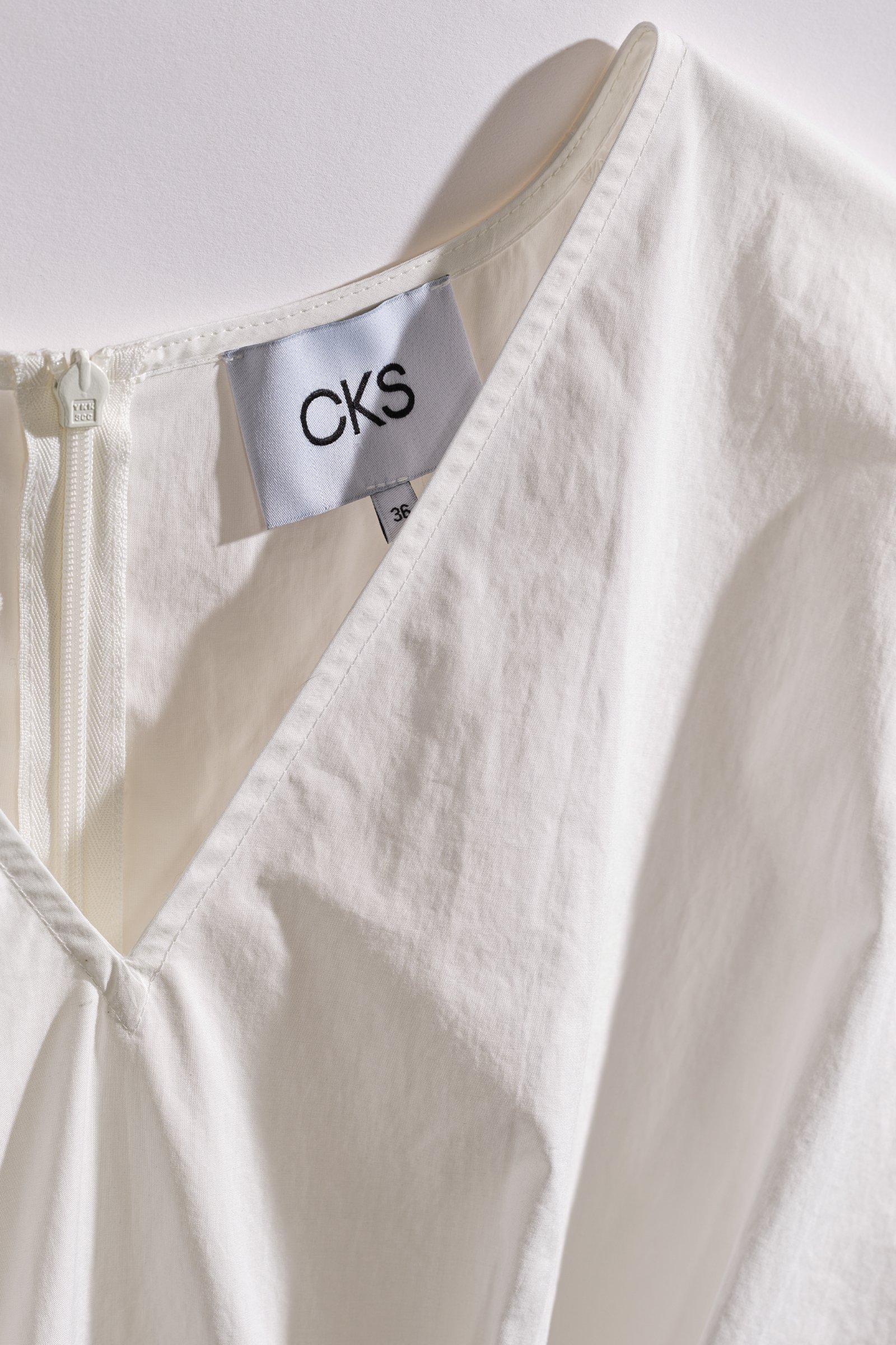 CKS - STEADY - blouse short sleeves - white