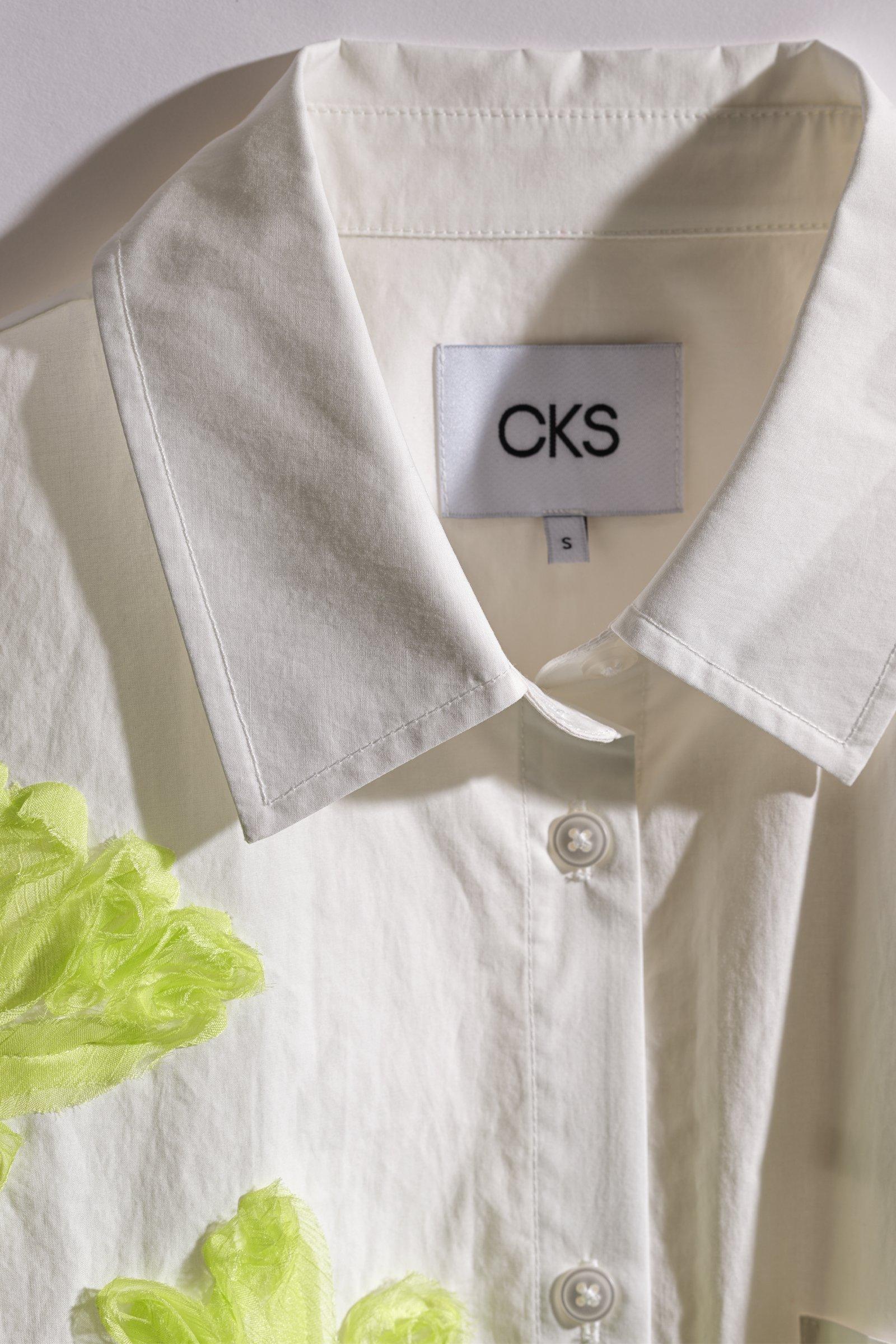 CKS - STUNNING - blouse korte mouwen - wit