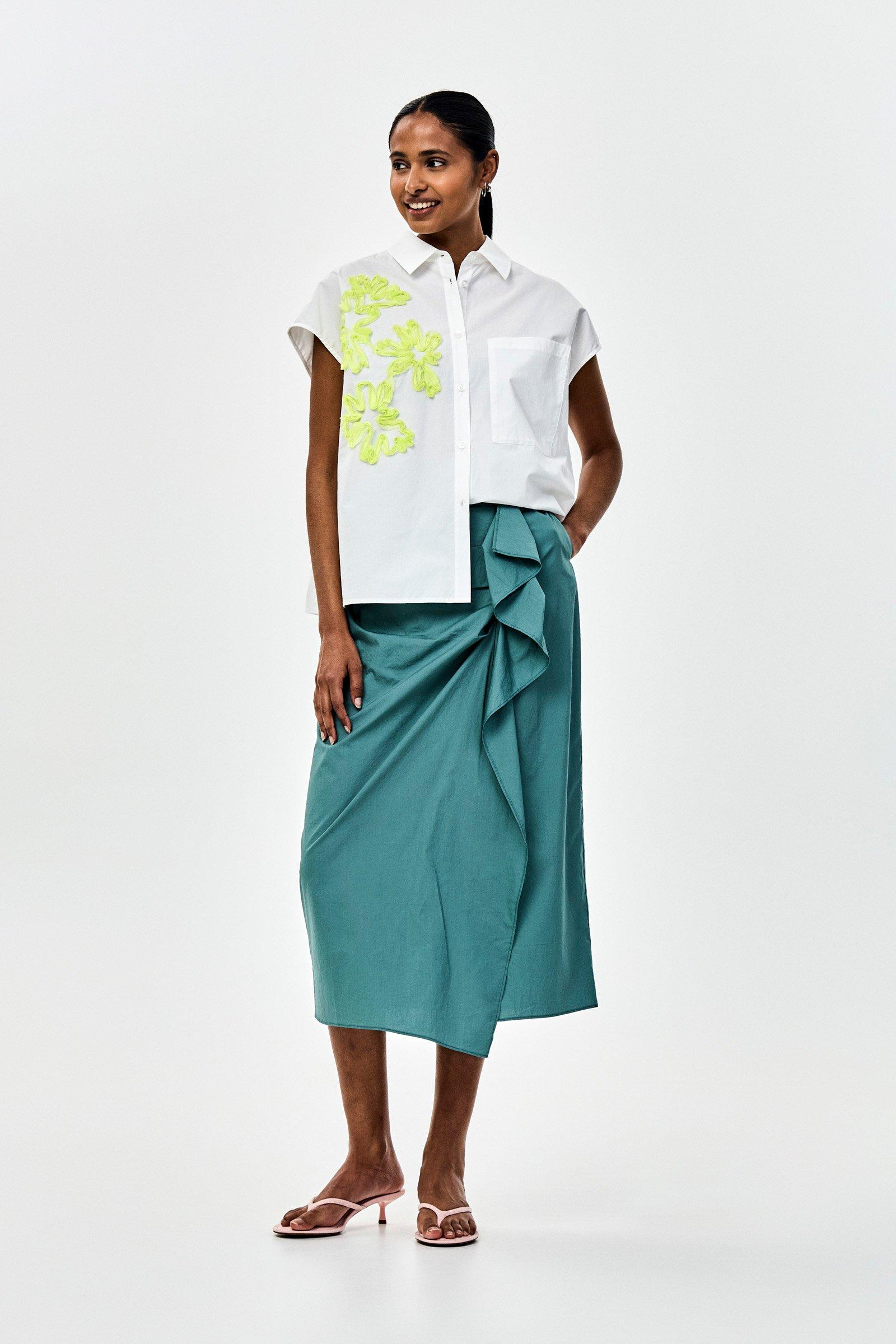 CKS - STUNNING - blouse korte mouwen - wit