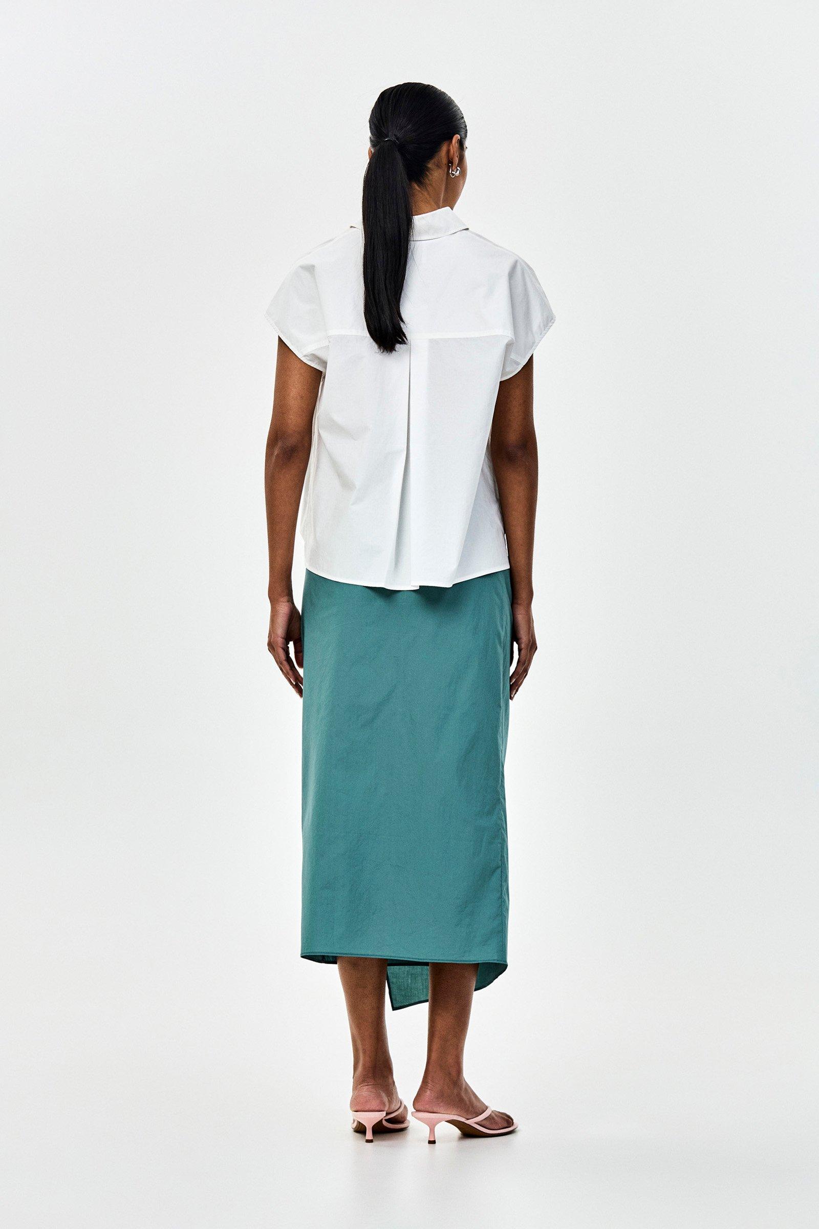 CKS - STUNNING - blouse korte mouwen - wit