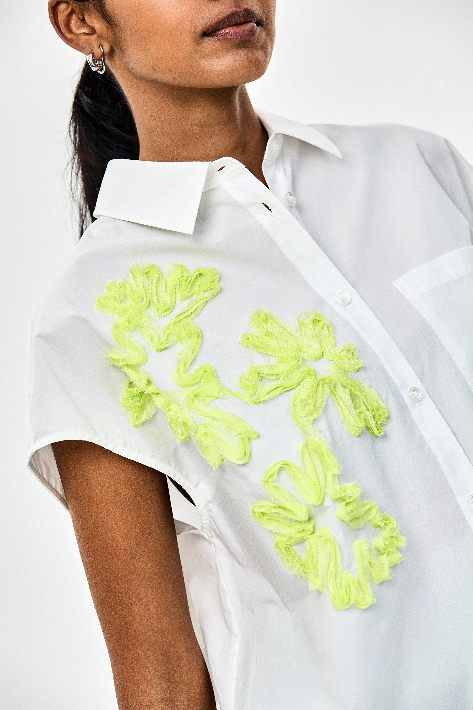 CKS - STUNNING - blouse korte mouwen - wit