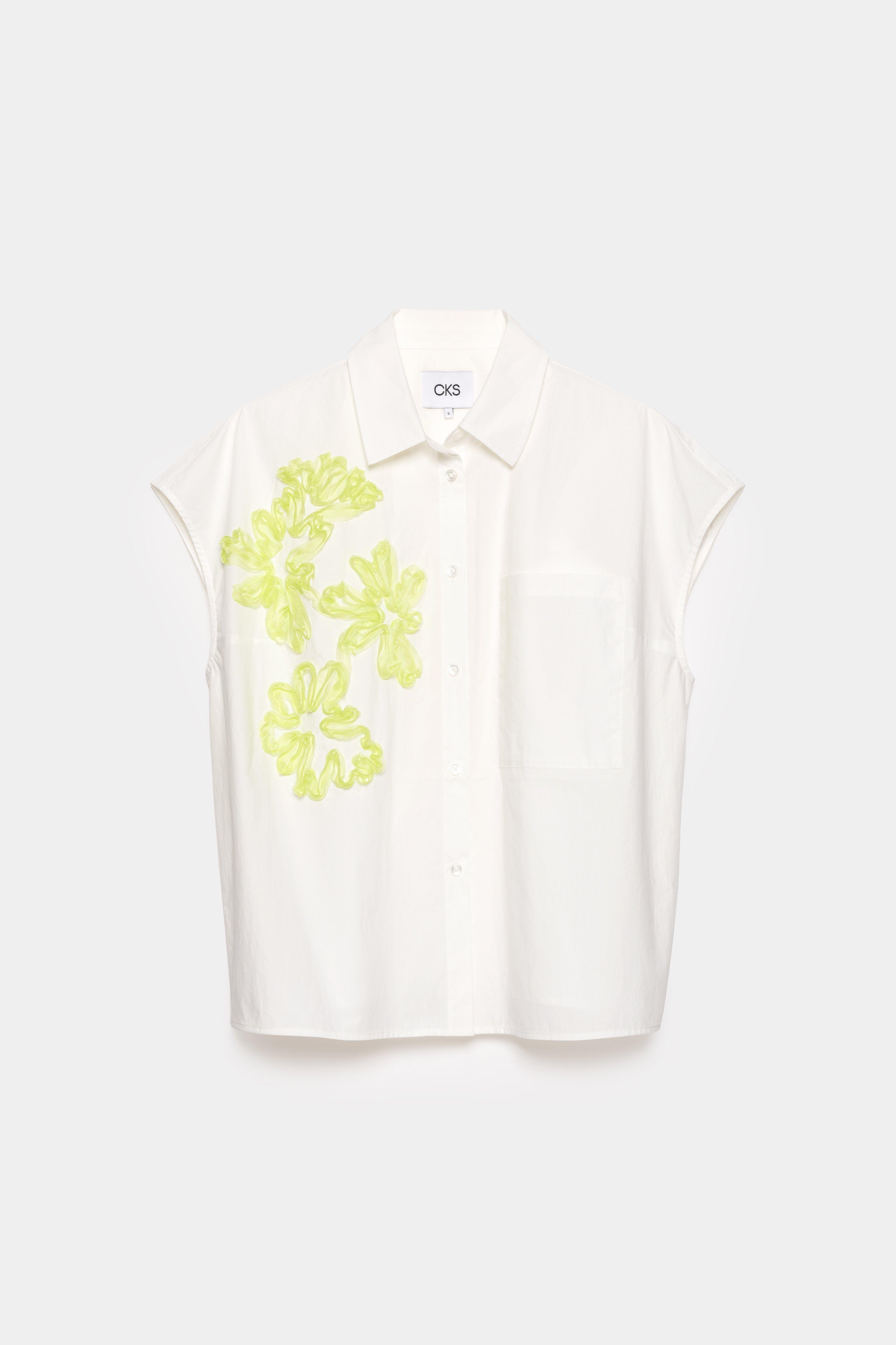 CKS - STUNNING - blouse short sleeves - white