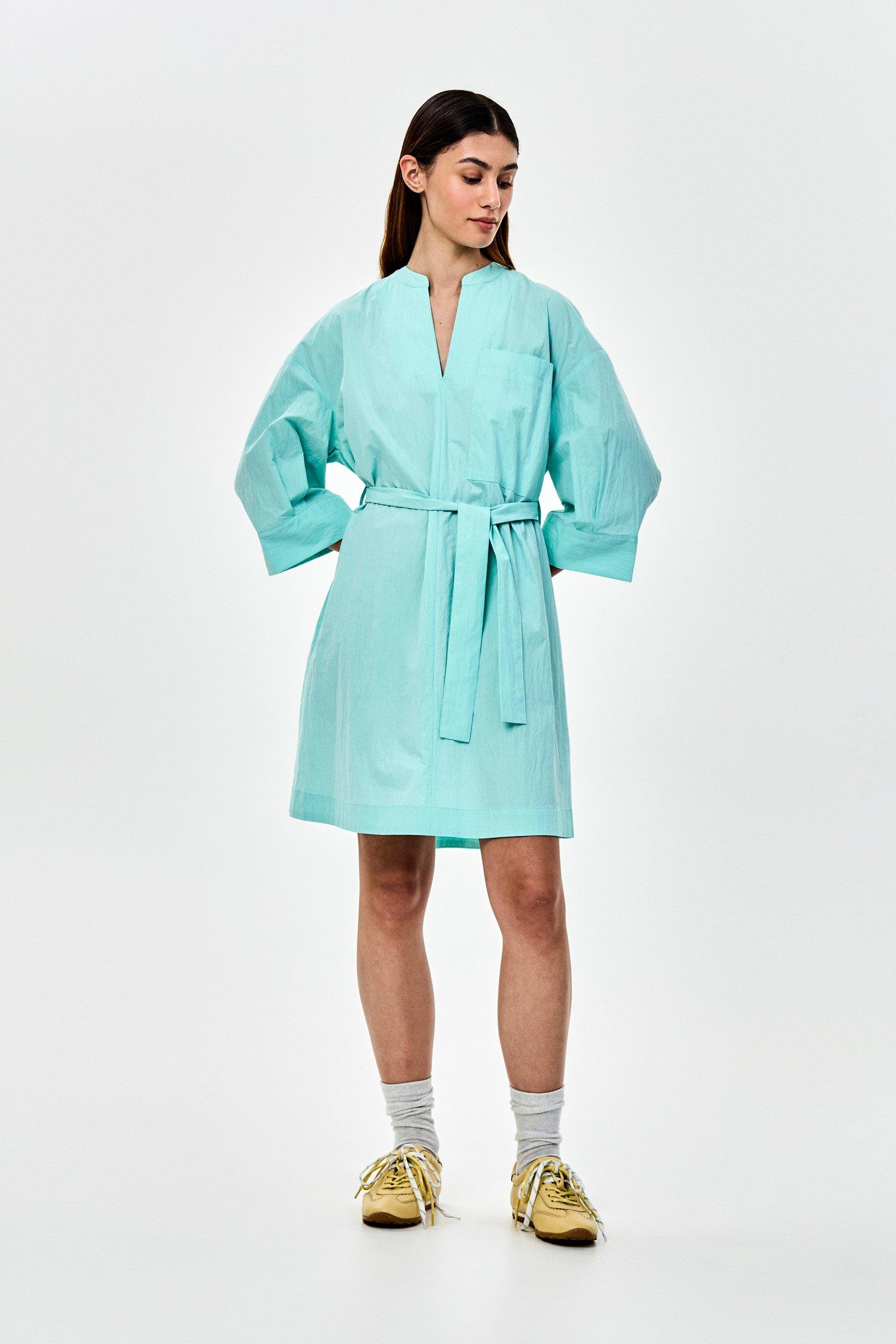 CKS - DREW - korte jurk - blue pastel