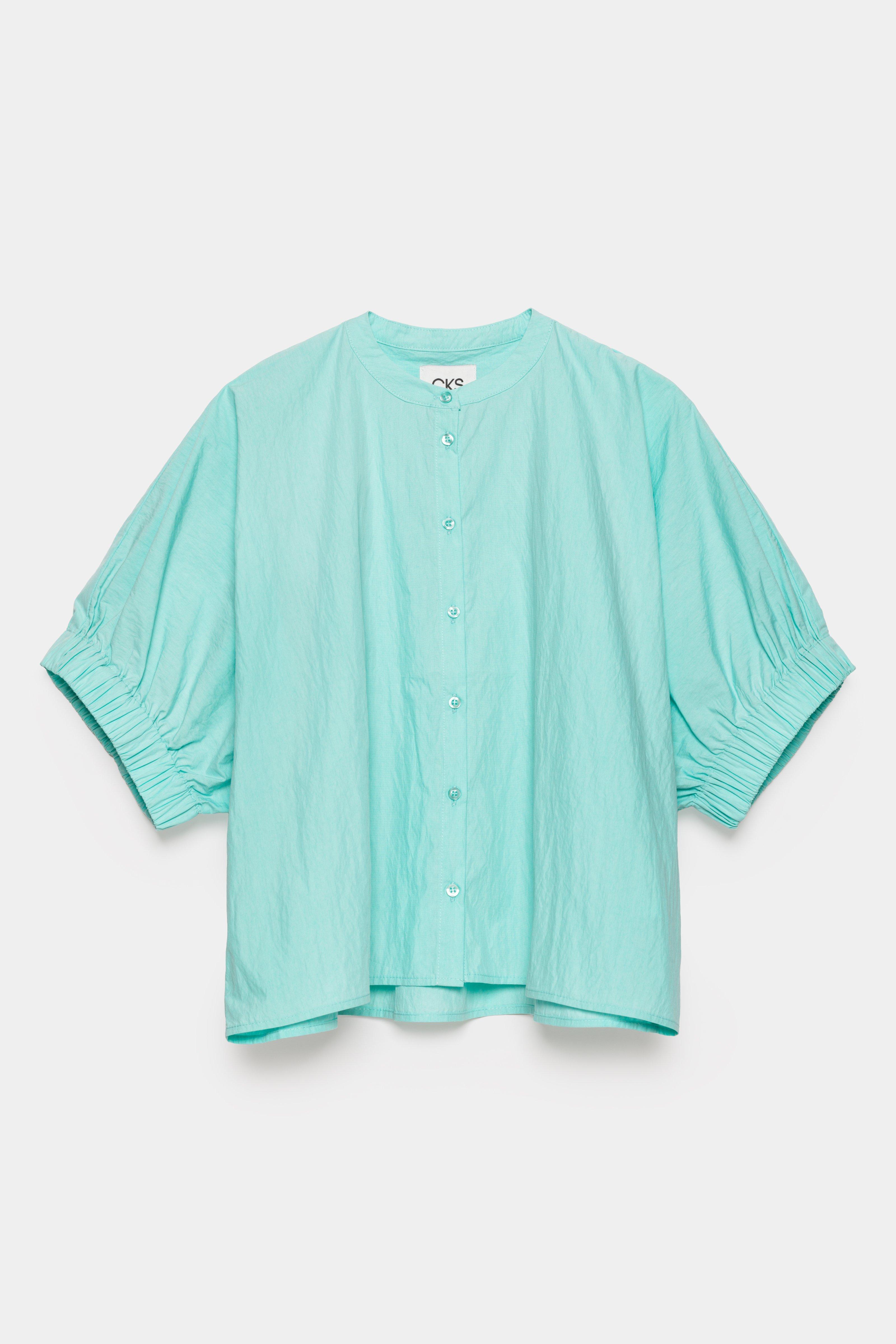 CKS - SINDERO - blouse short sleeves - blue pastel