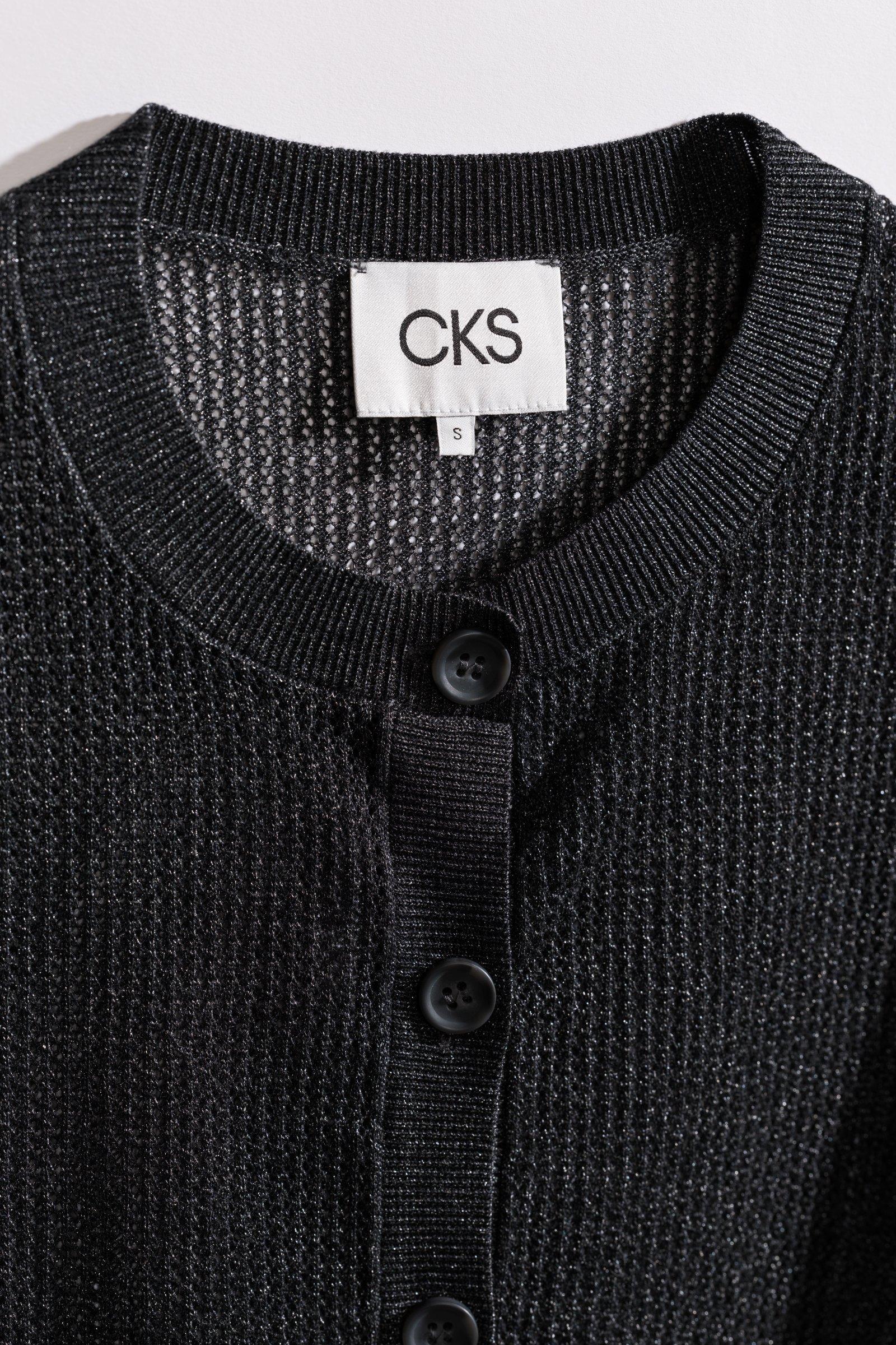CKS - CRINCIPE - Strickjacke - Dunkelgrau