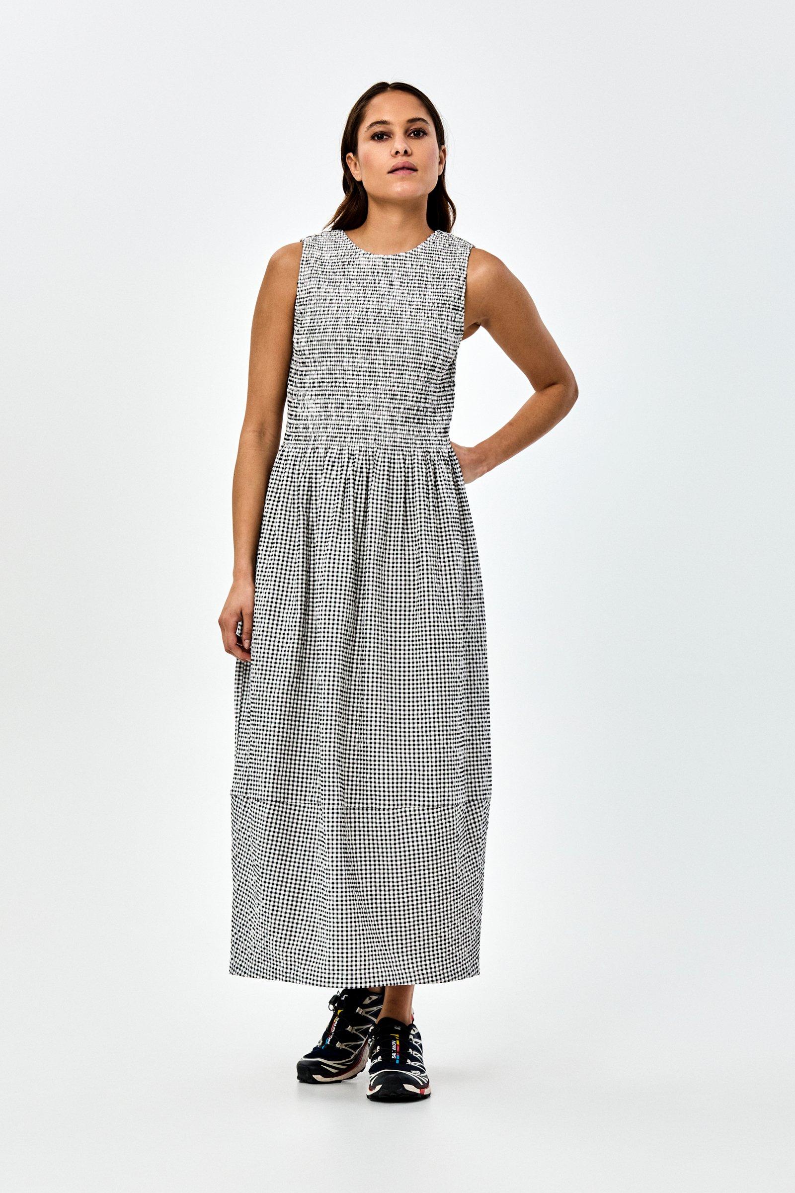 CKS - DHELL - long dress - white dark